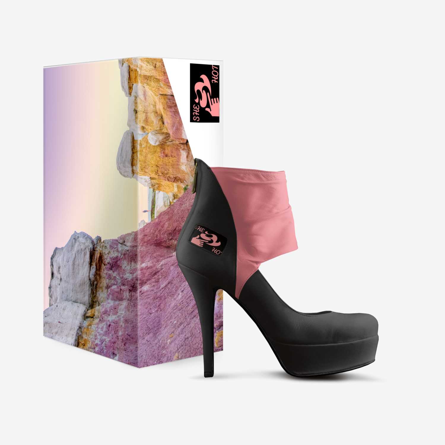 SHE-HOT custom made in Italy shoes by Mandi Kamyli Itani | Box view
