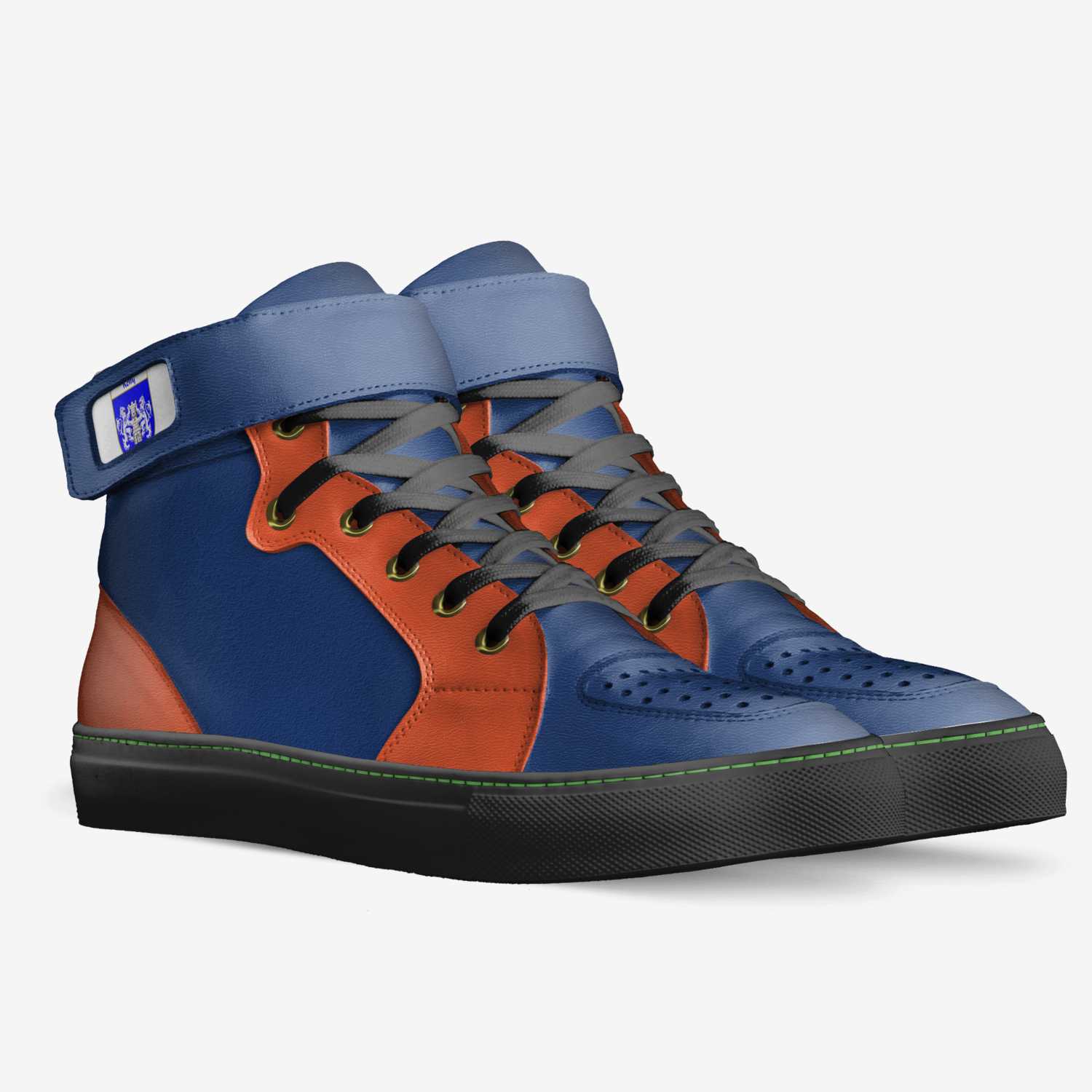 City of champions  custom made in Italy shoes by Aidan Kelly | Double view