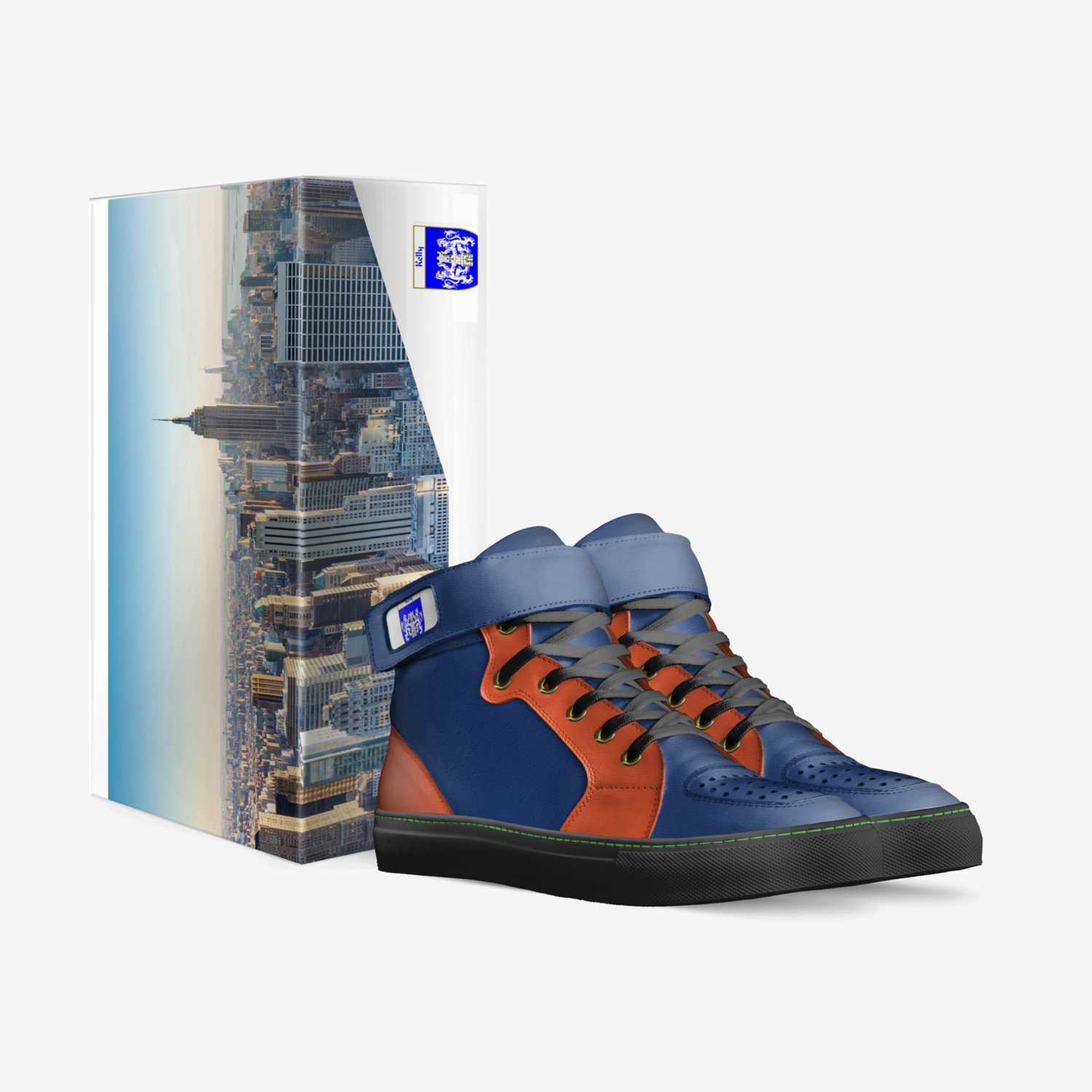 City of champions  custom made in Italy shoes by Aidan Kelly | Box view
