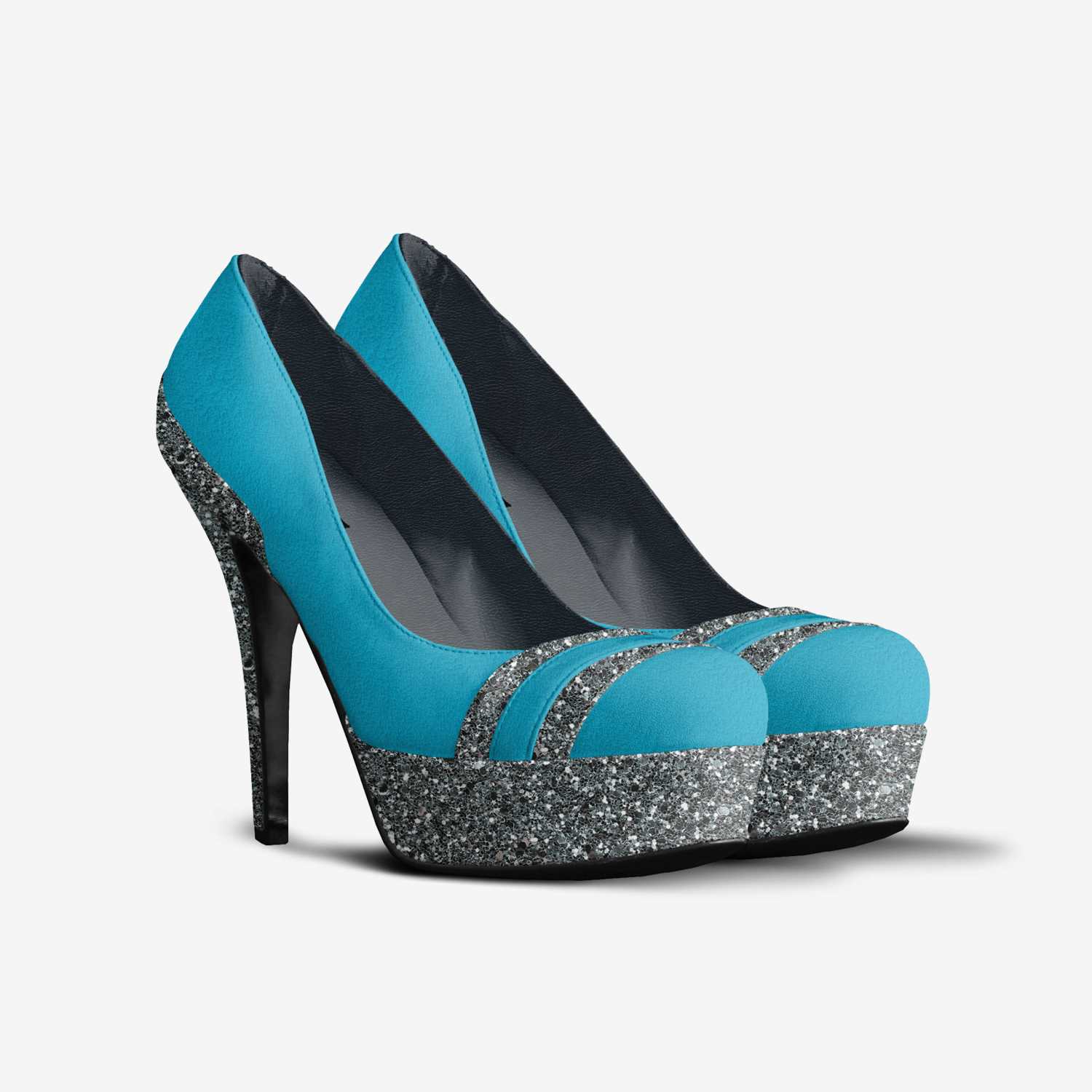 fusun custom made in Italy shoes by Farzana Mir | Double view