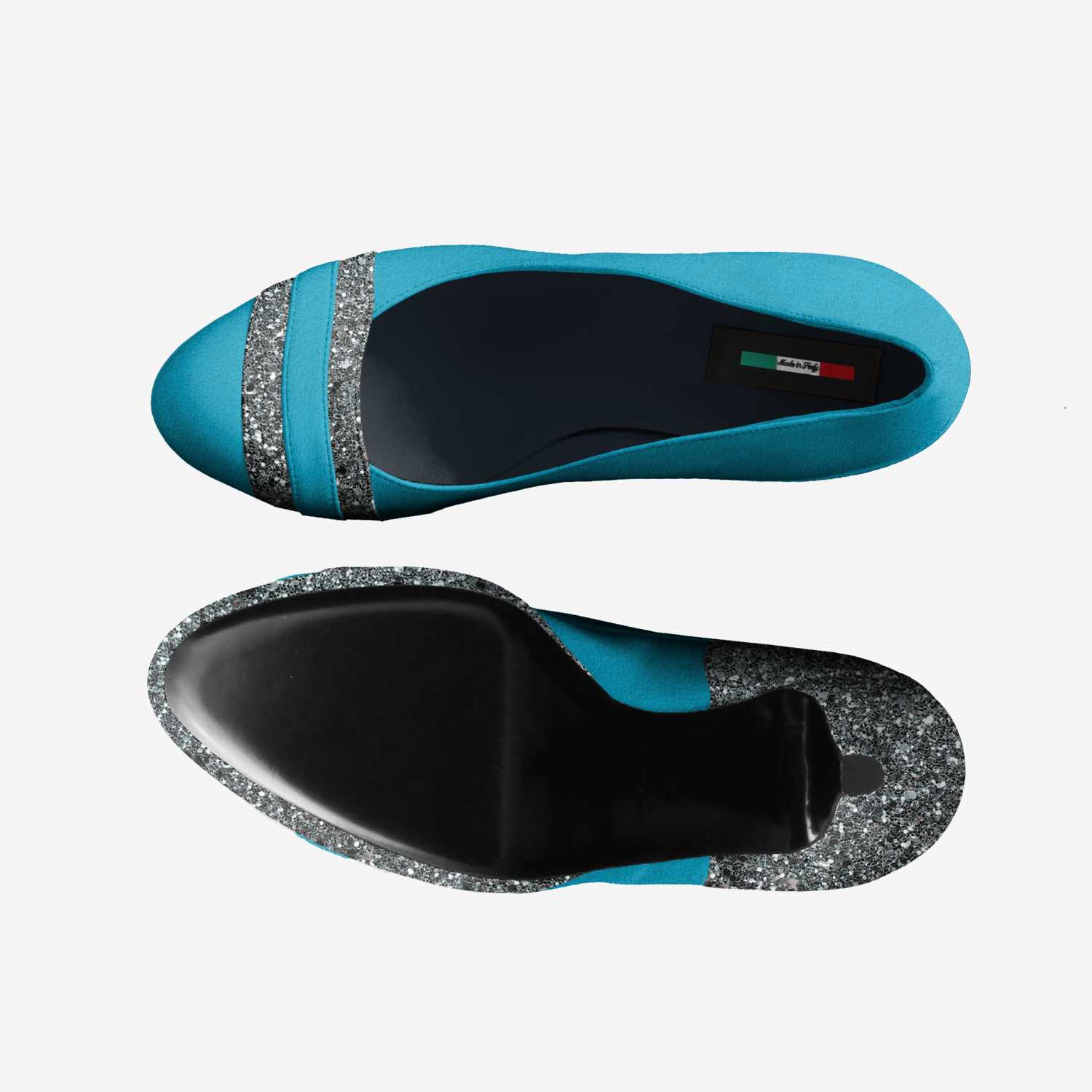fusun custom made in Italy shoes by Farzana Mir | Top view