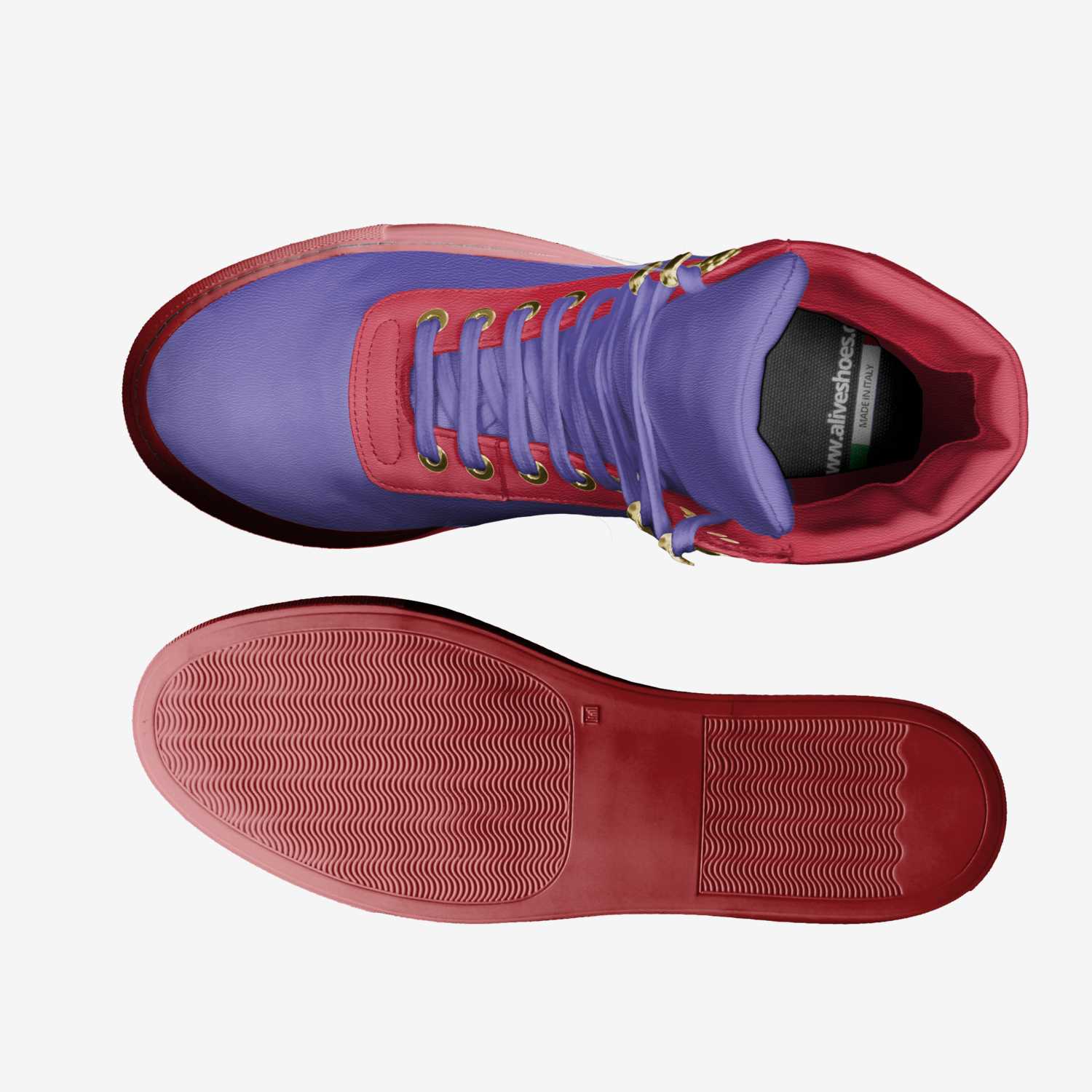 kds custom made in Italy shoes by Jamarcus Nichols | Top view