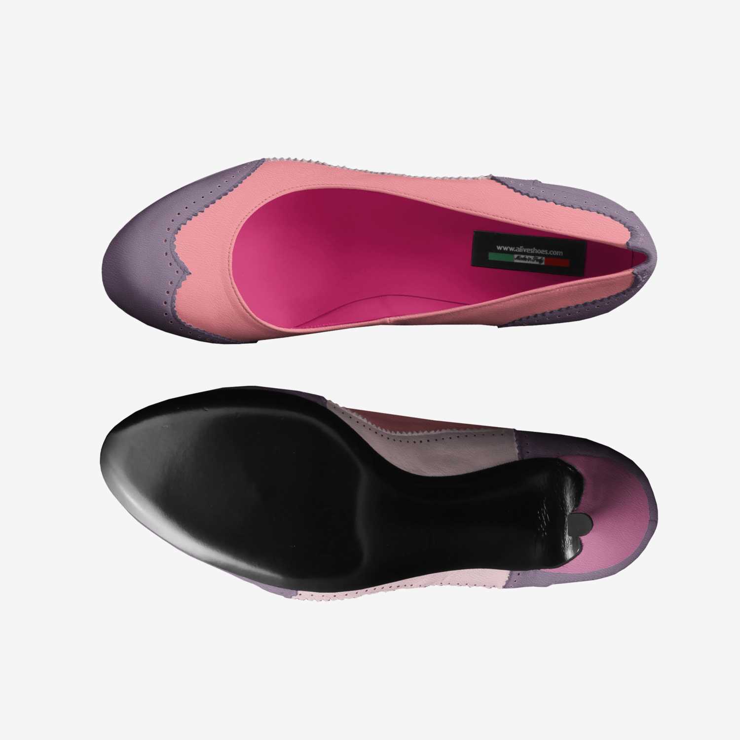 shu shu custom made in Italy shoes by Diana Doncheva | Top view
