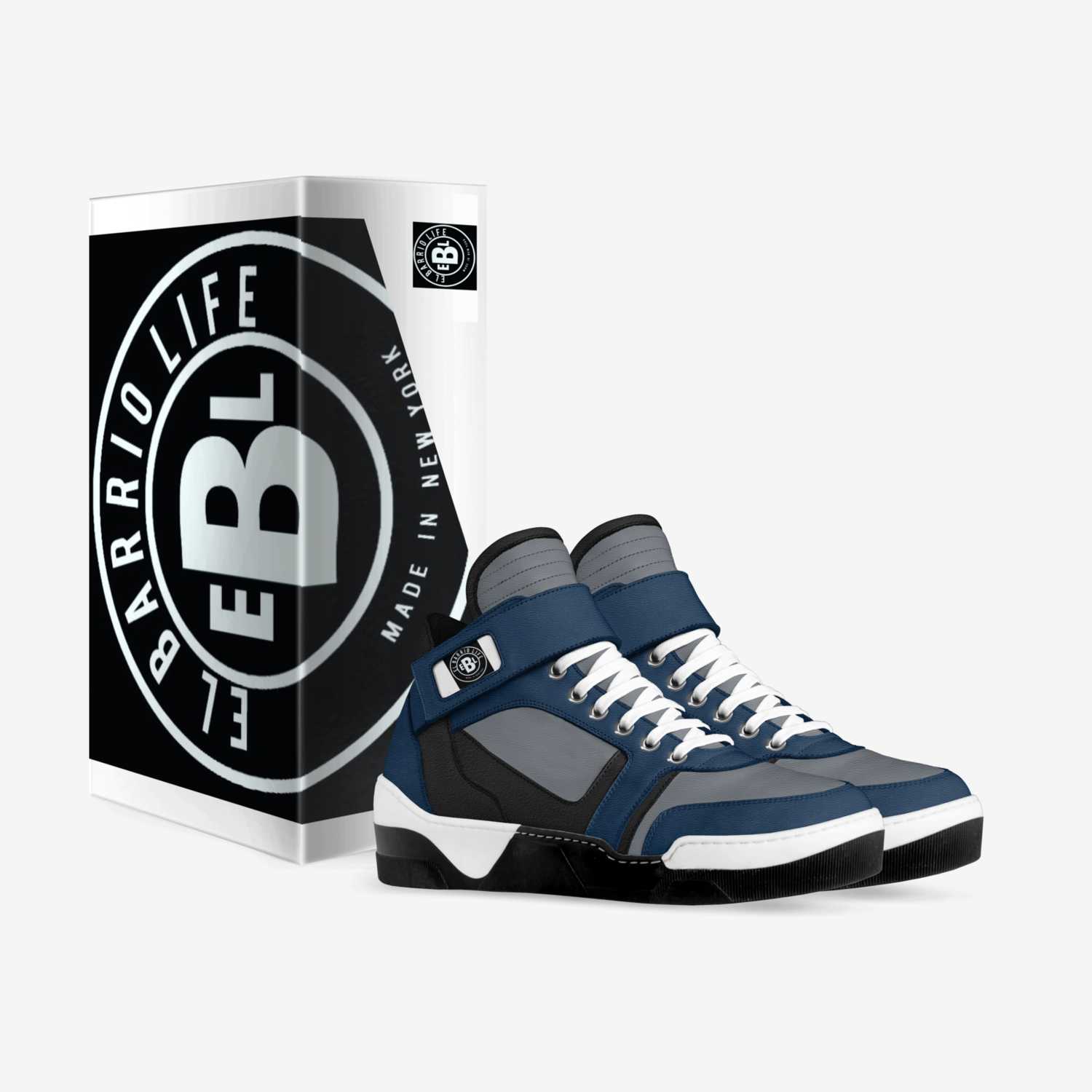 El Barrio kickz custom made in Italy shoes by Gustavo Banegas | Box view