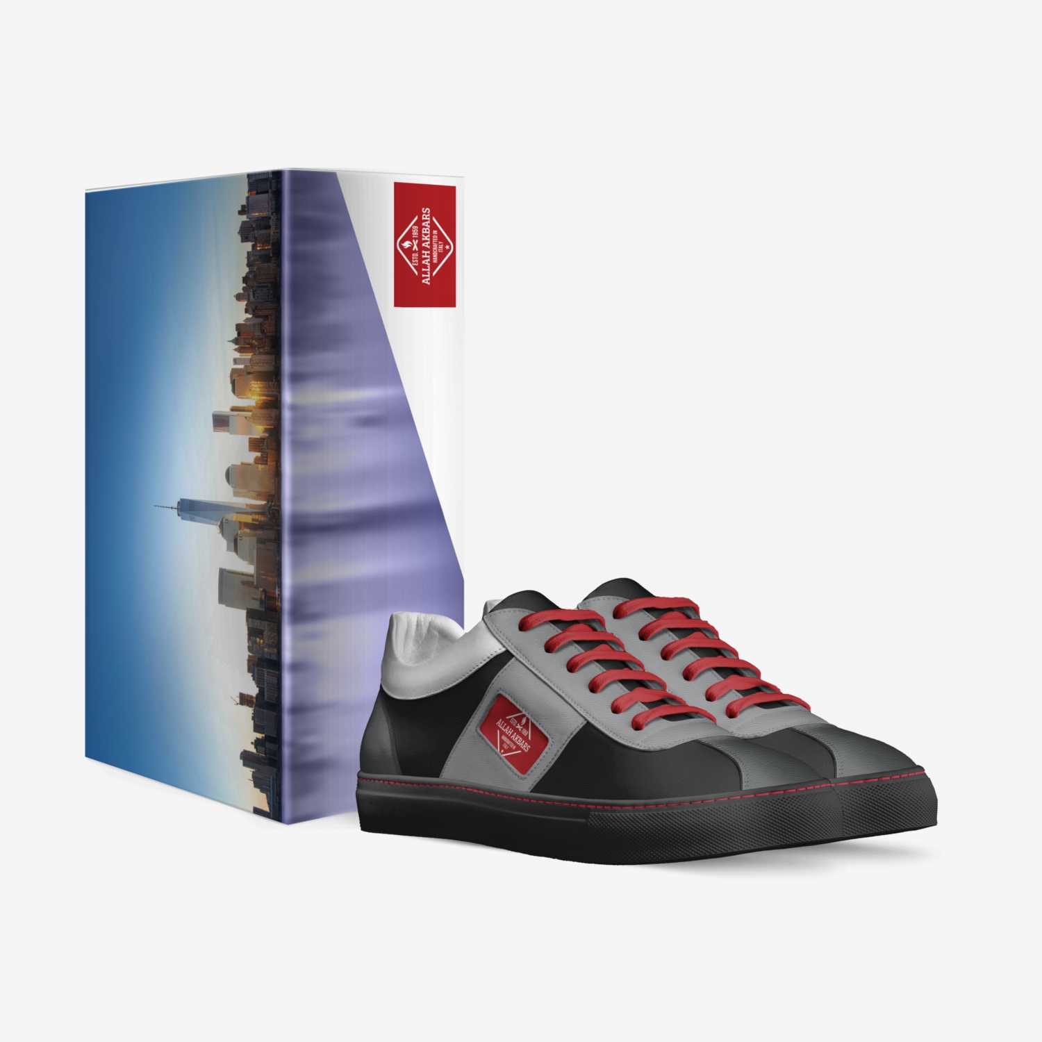 Allah Akbars custom made in Italy shoes by Rushil Girdhar | Box view