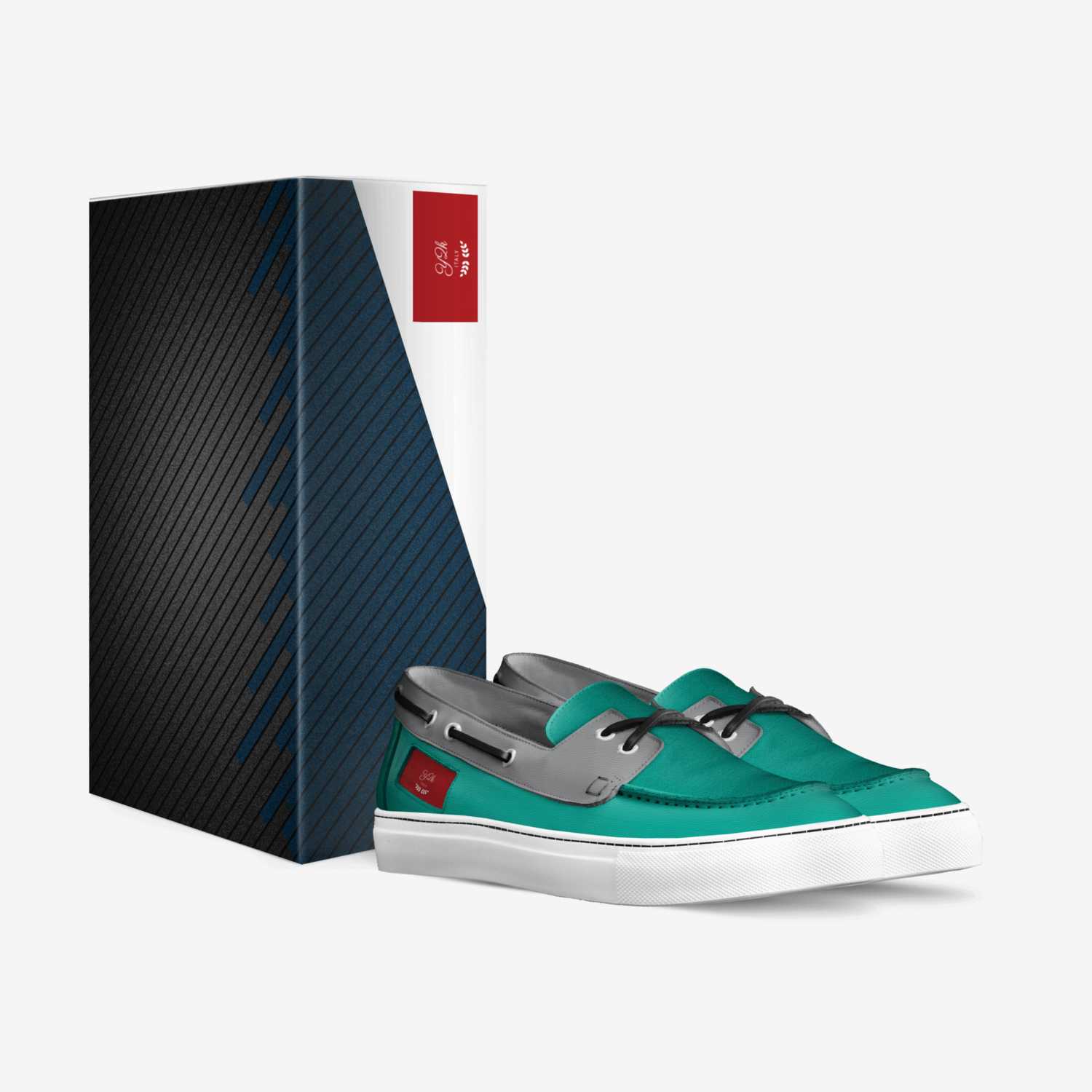 Y2k custom made in Italy shoes by Benjamin | Box view