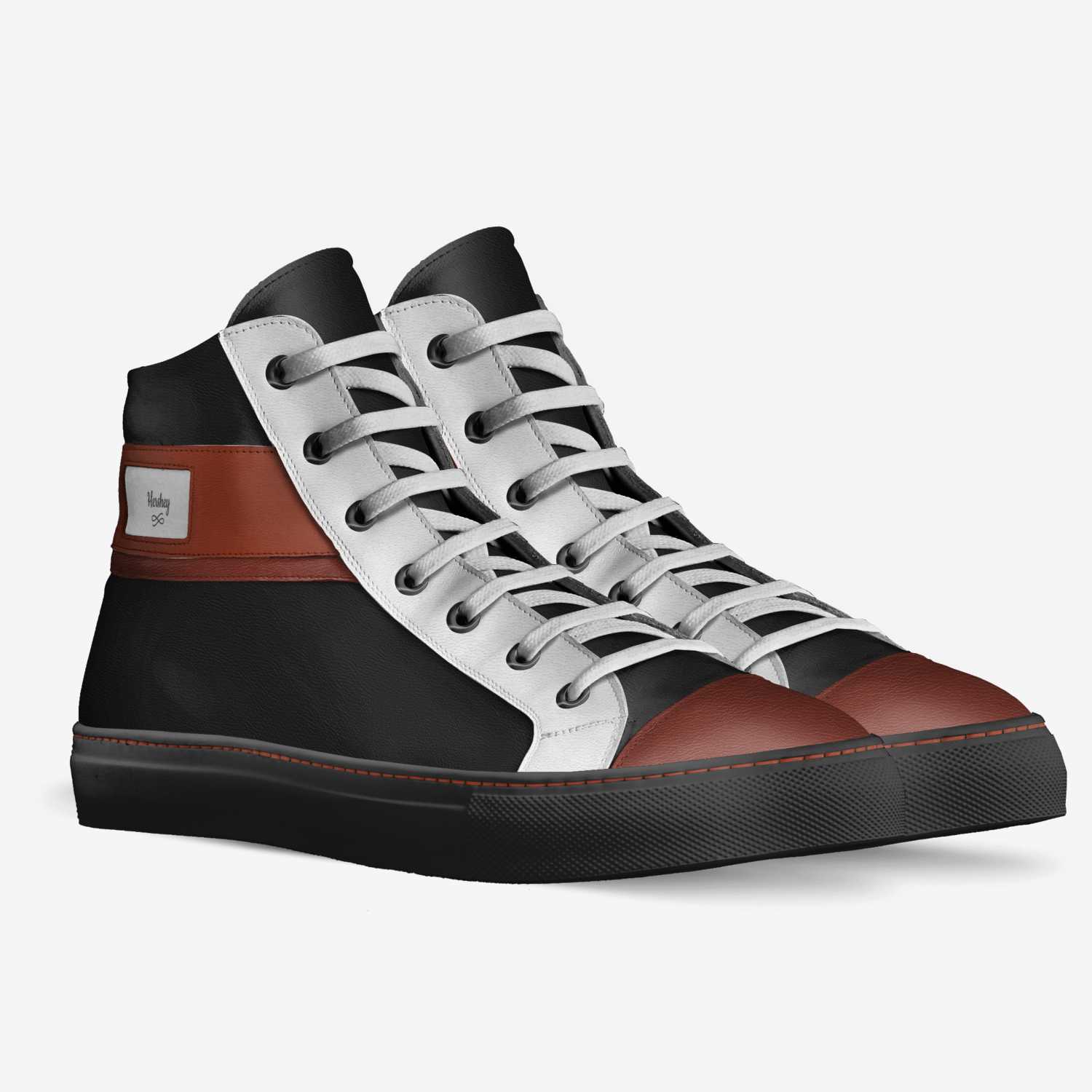 hershey custom made in Italy shoes by Santiagojiemen | Double view