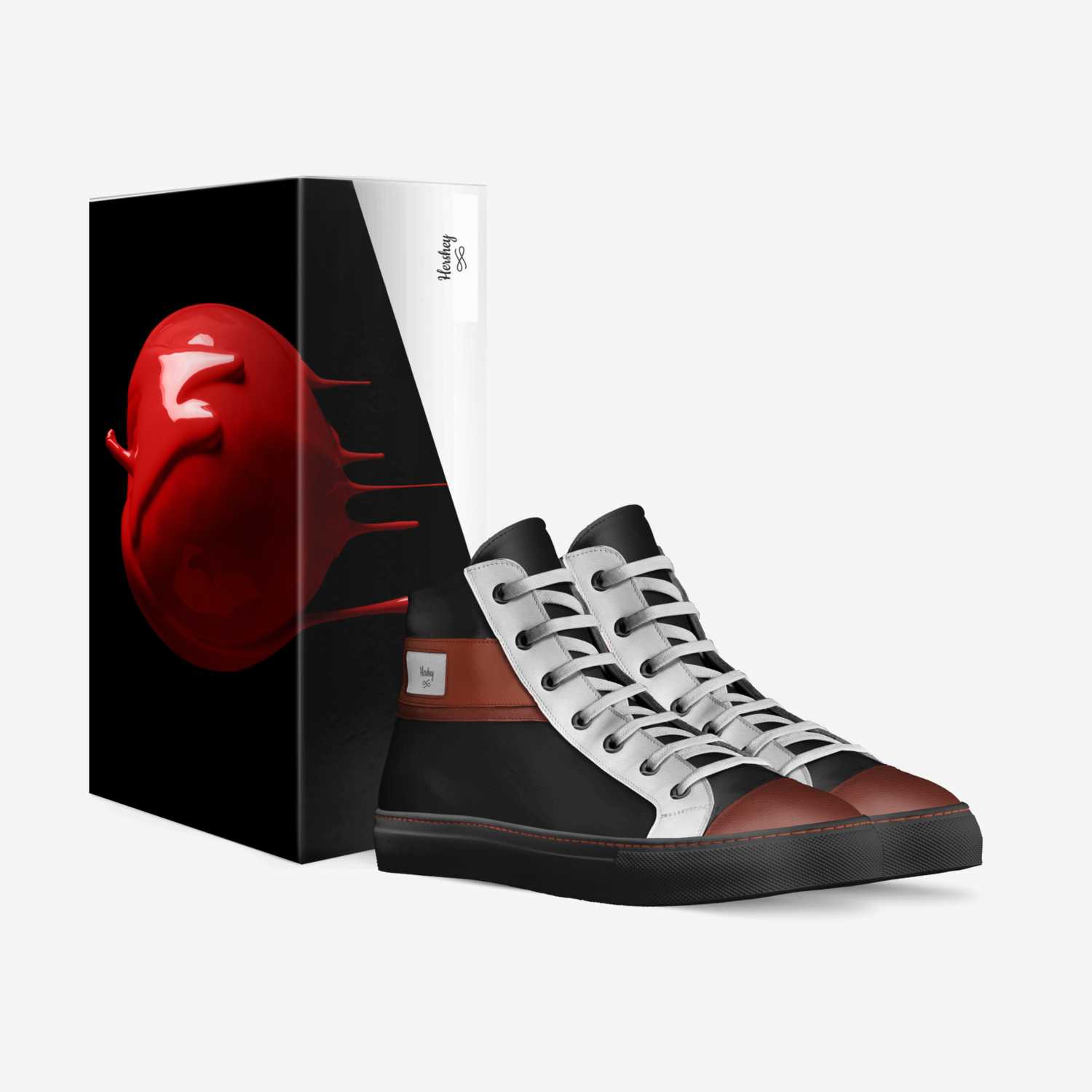 hershey custom made in Italy shoes by Santiagojiemen | Box view