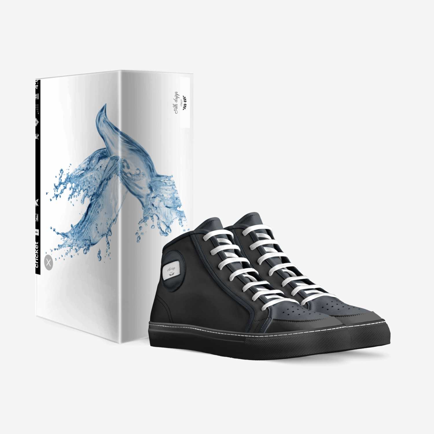 Ah dripping💦💦💦 custom made in Italy shoes by Ronnell Beamon | Box view