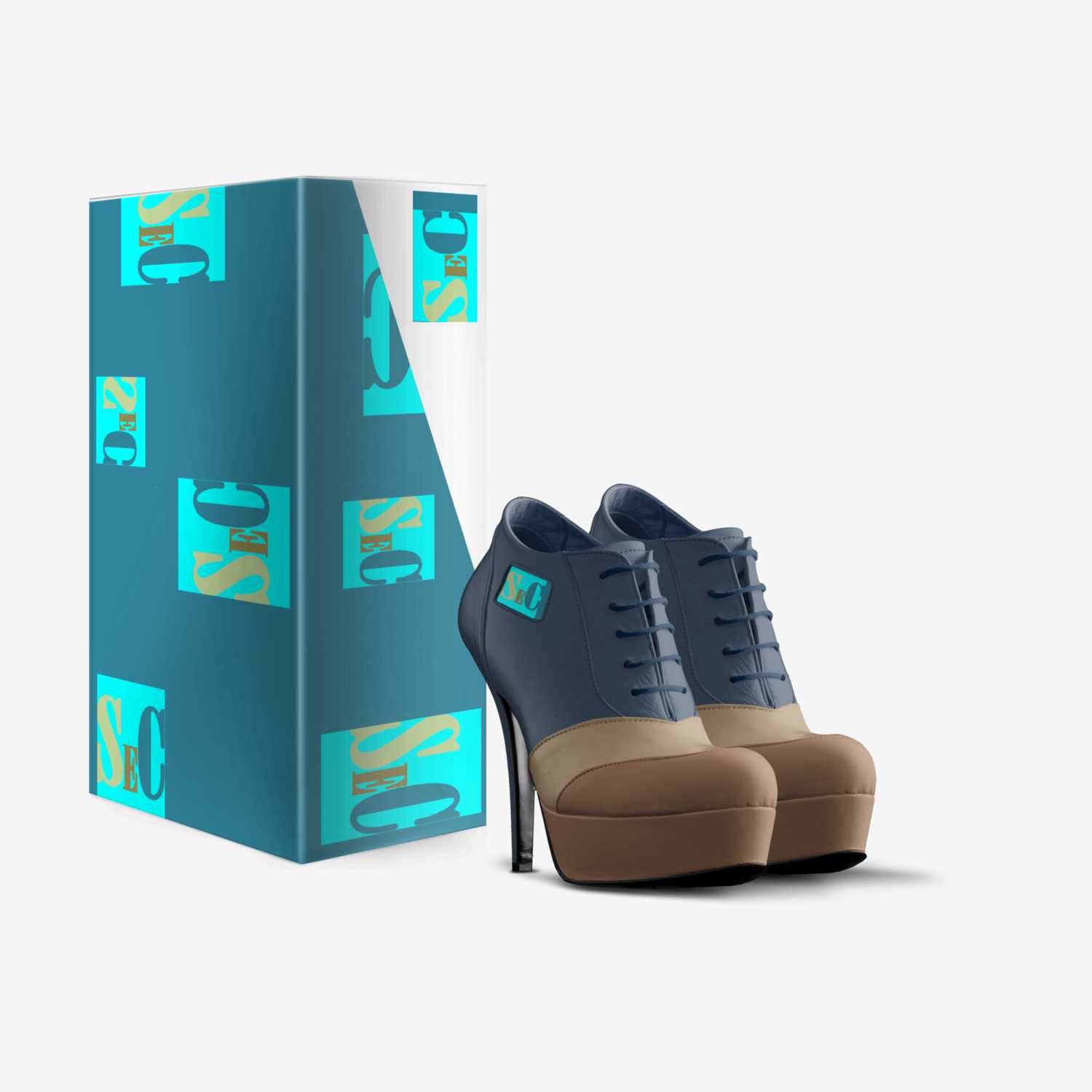 SEC custom made in Italy shoes by Sherae Love | Box view