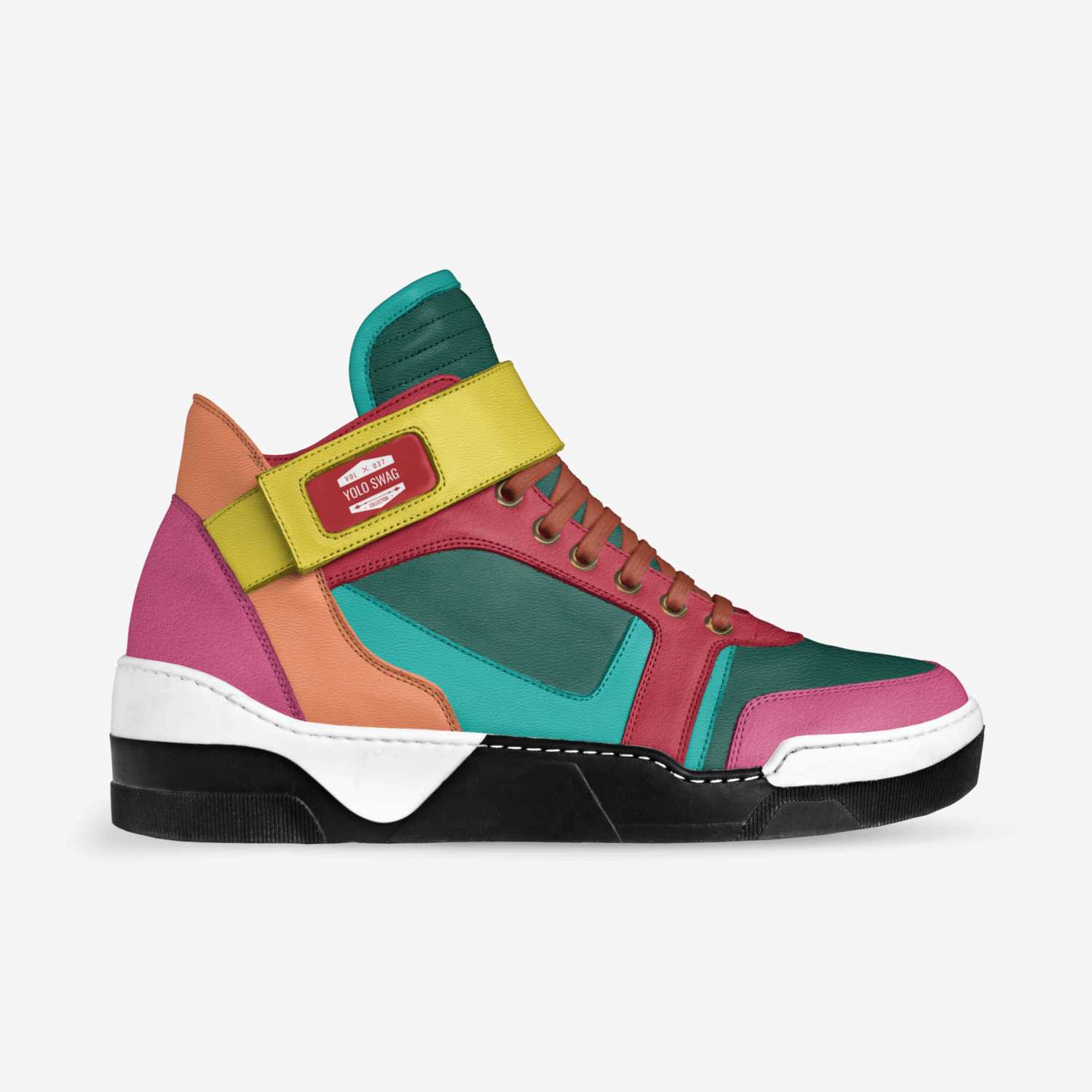 YOLO SWAG custom made in Italy shoes by Owen Henry Green | Side view