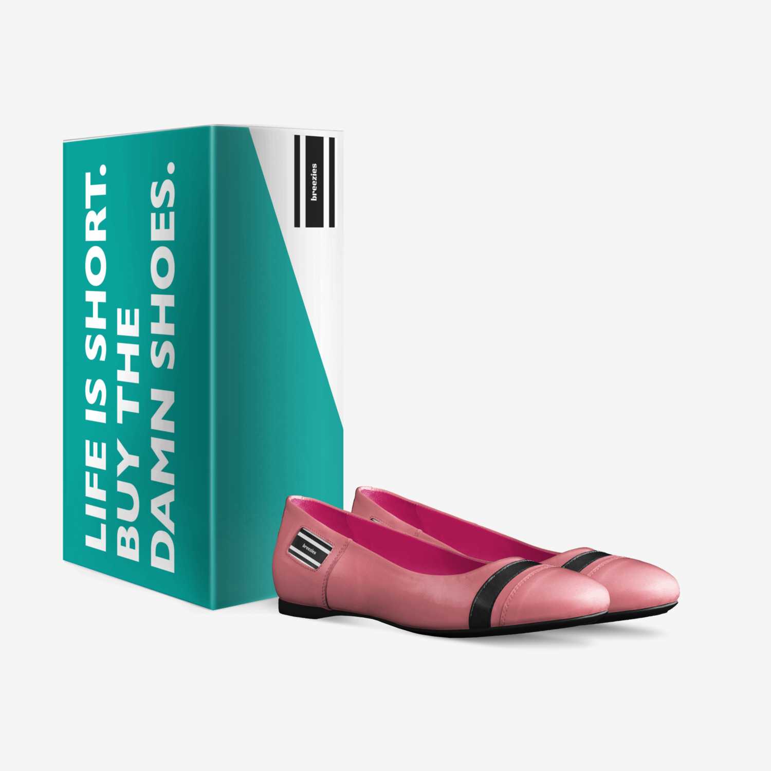 breezies custom made in Italy shoes by Brianna Owens | Box view
