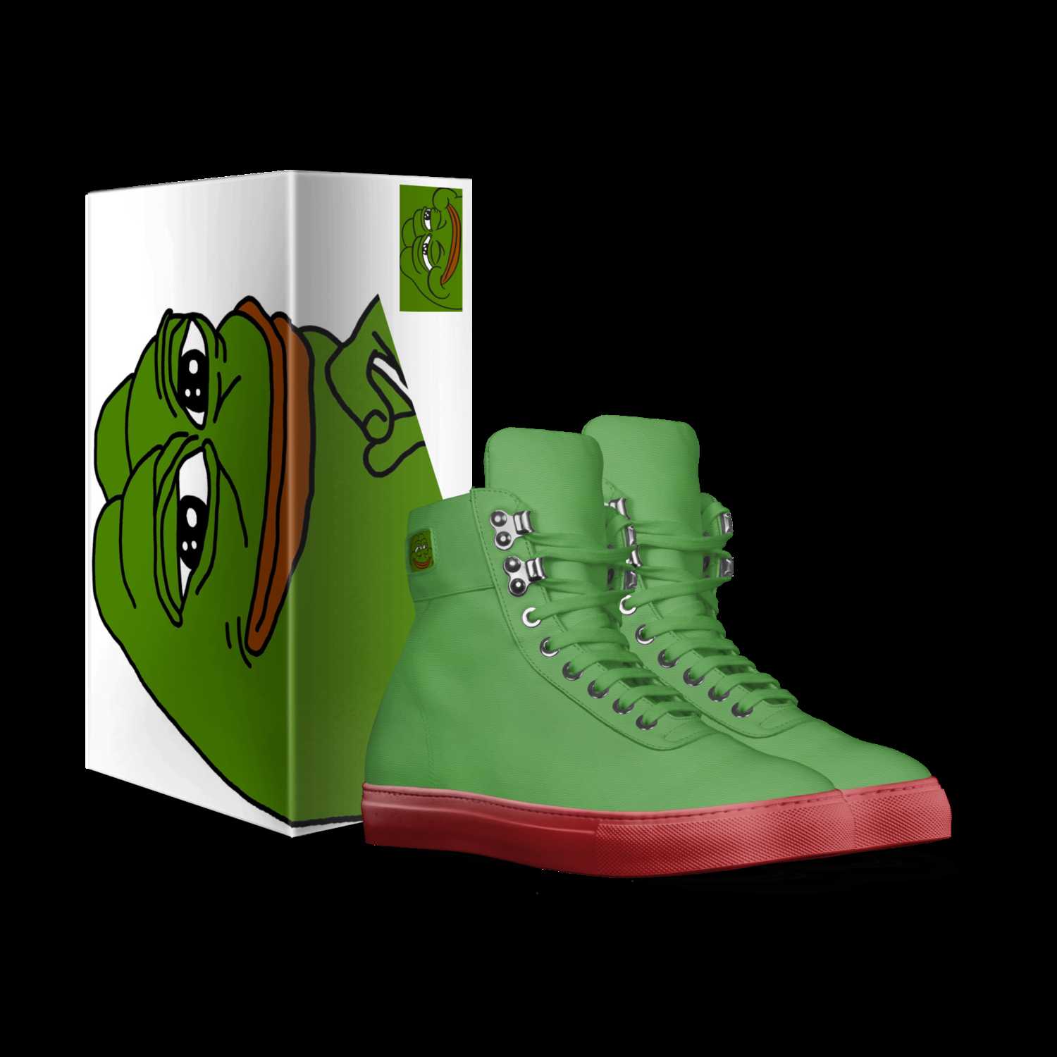 Pepe the frog shoes best sale
