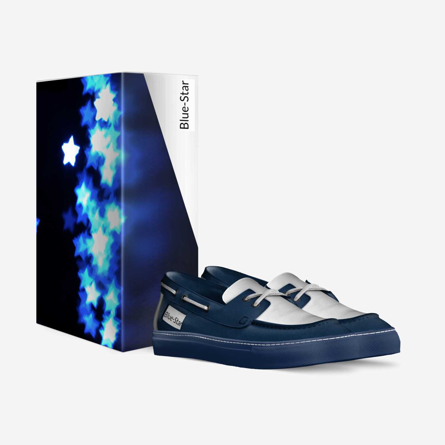 Blue-Stars custom made in Italy shoes by Justin Miller | Box view