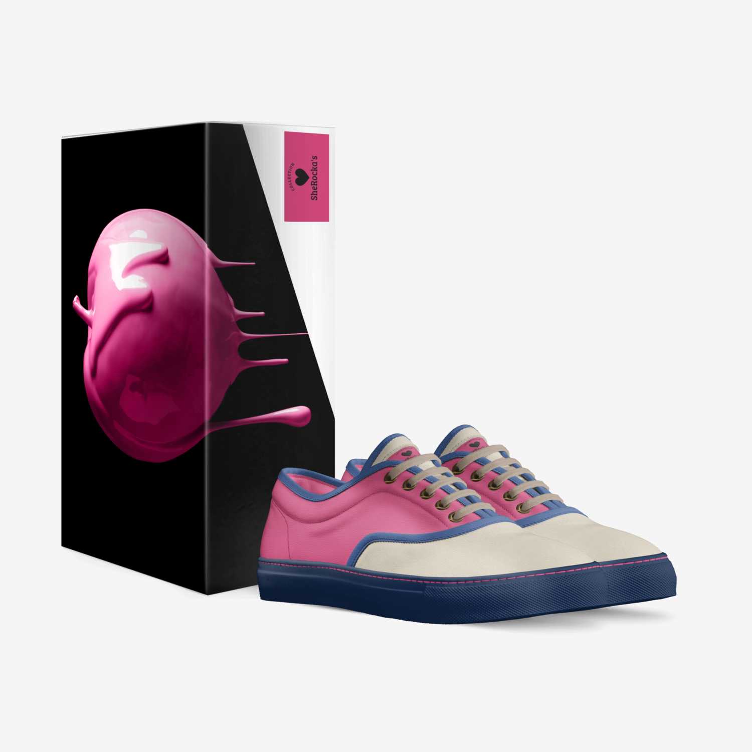 SheRocka's custom made in Italy shoes by Emmonie Baldwin | Box view