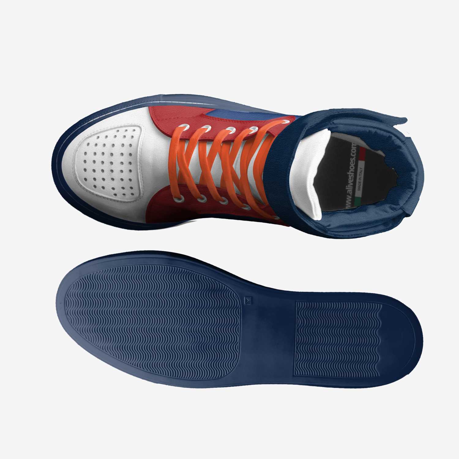 Superdive custom made in Italy shoes by Samuel | Top view