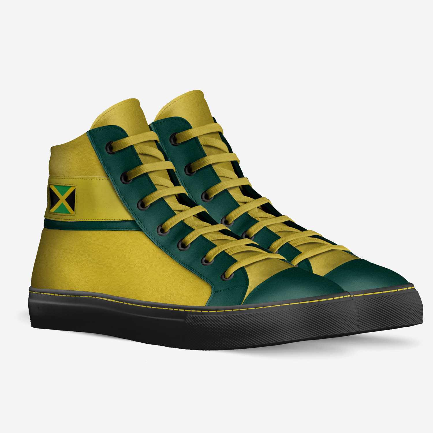Jamaican Stylz custom made in Italy shoes by Natasha Robinson | Double view