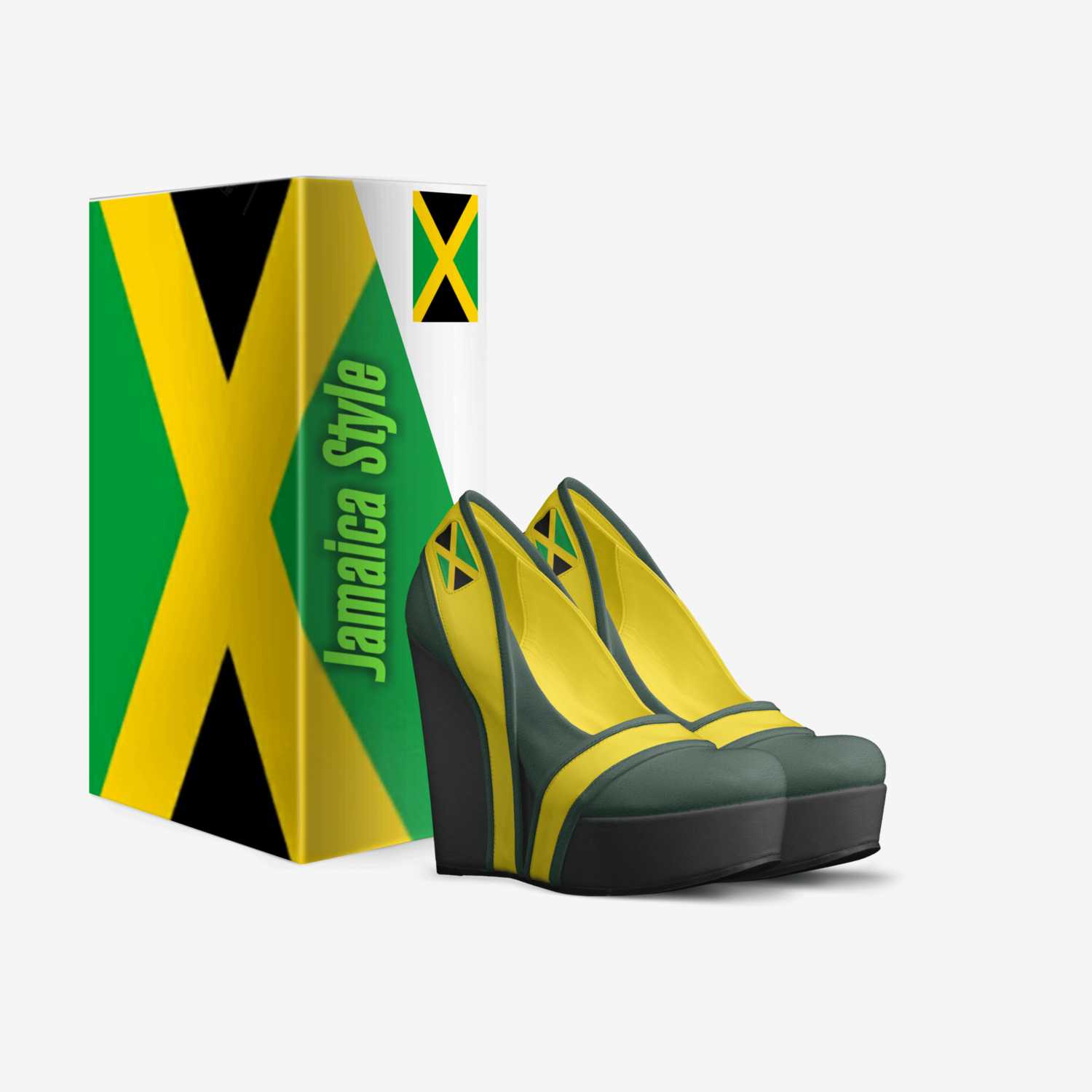 Jamaica She Mix custom made in Italy shoes by Natasha Robinson | Box view