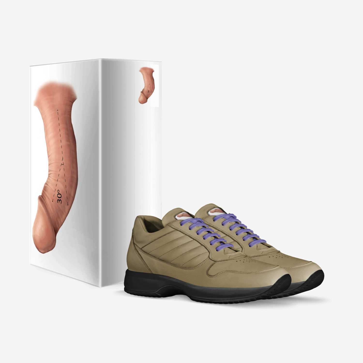 big fat foot cocks custom made in Italy shoes by Jeremy Clarkson | Box view