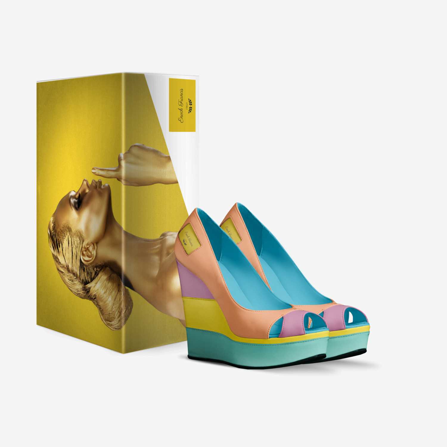 Enoch Francis custom made in Italy shoes by James Stinson | Box view
