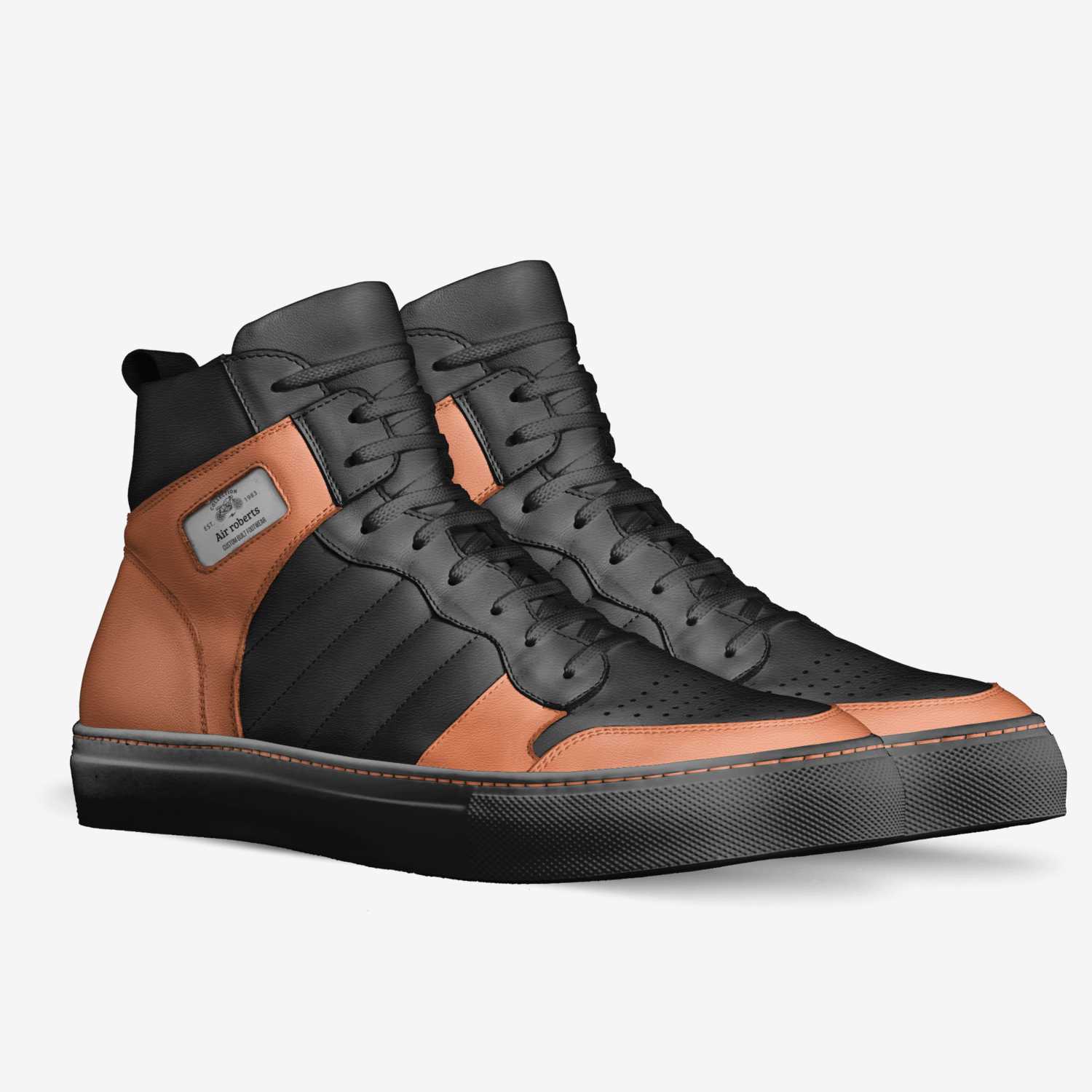 Air roberts custom made in Italy shoes by Jereden Wayne Brooks Jr | Double view