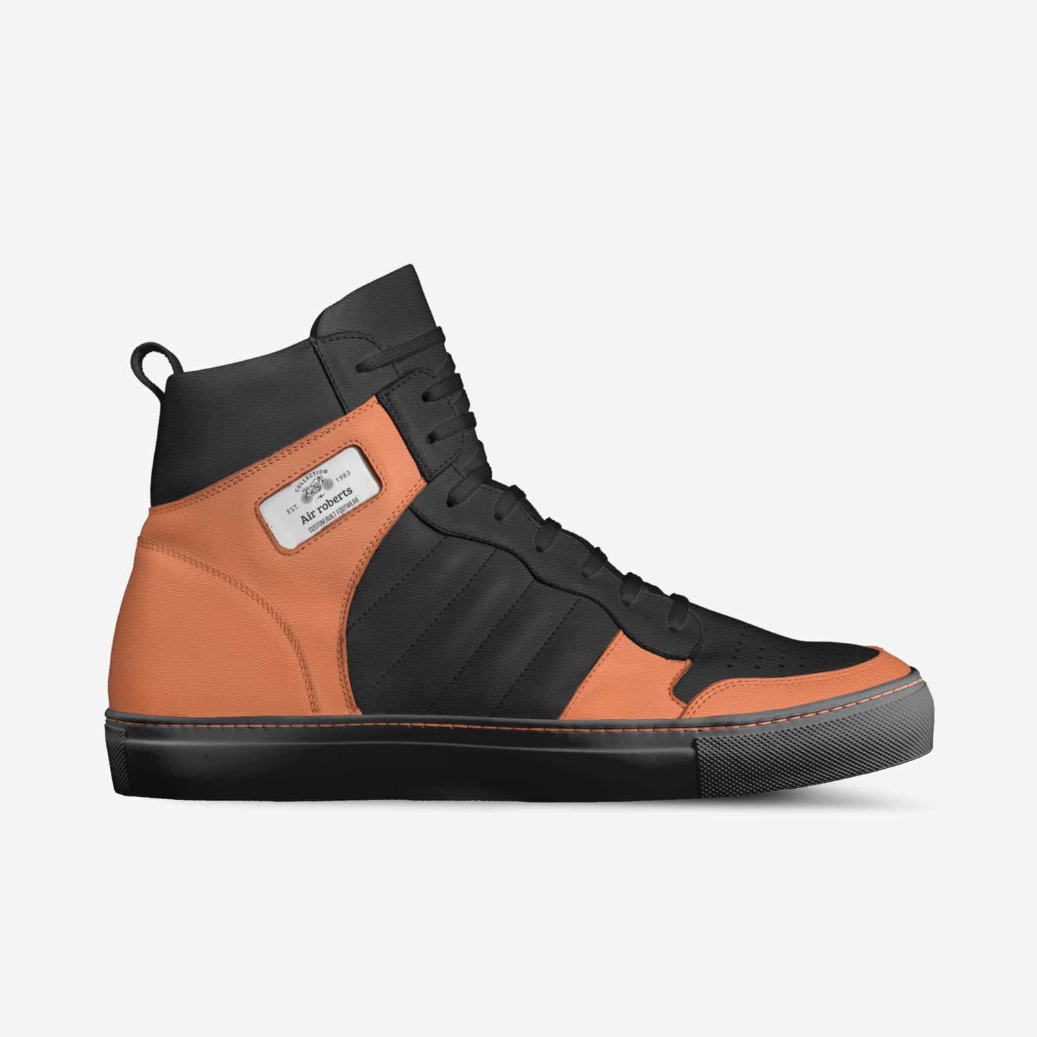 Air roberts custom made in Italy shoes by Jereden Wayne Brooks Jr | Side view
