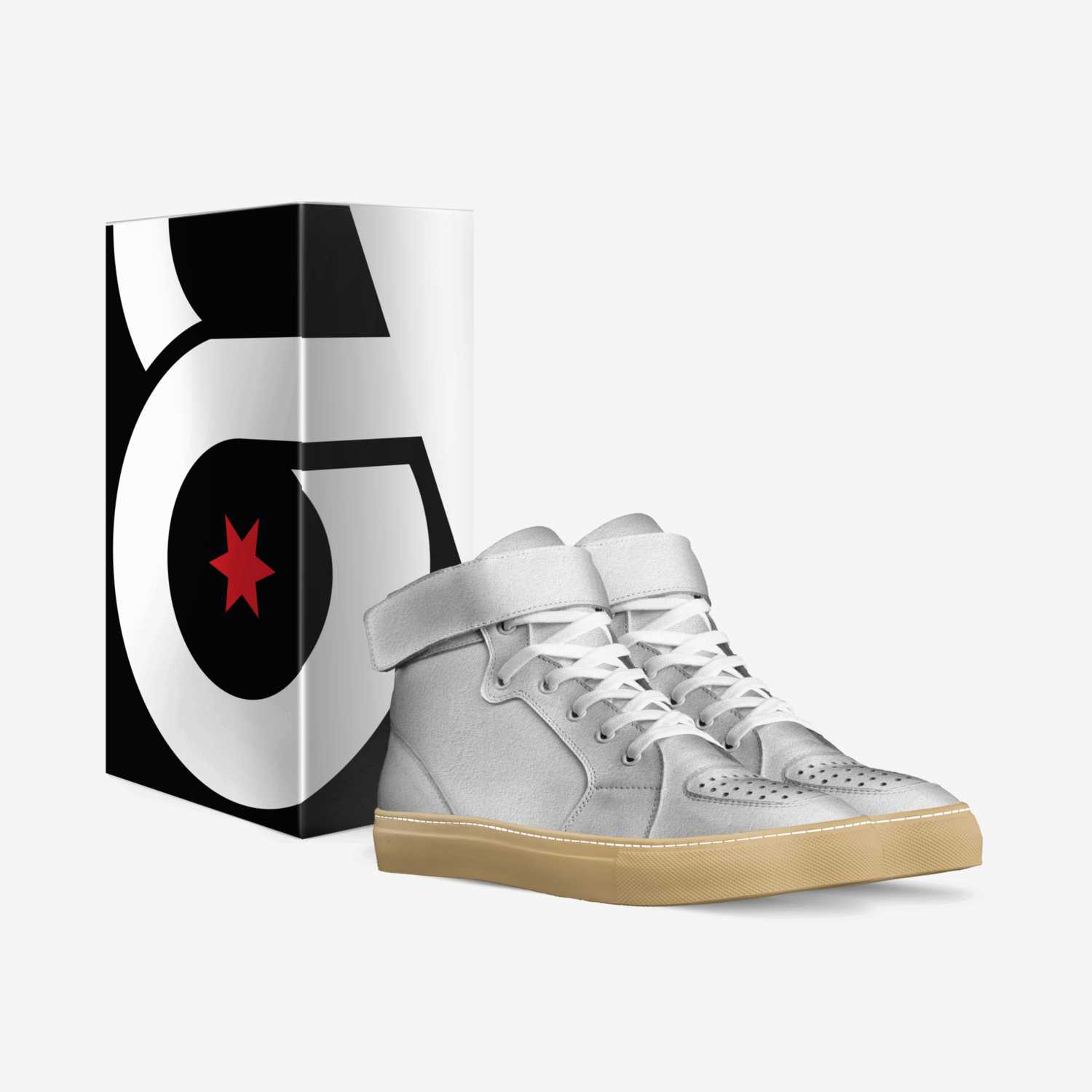 Pure White custom made in Italy shoes by Albert Ray Collection | Box view