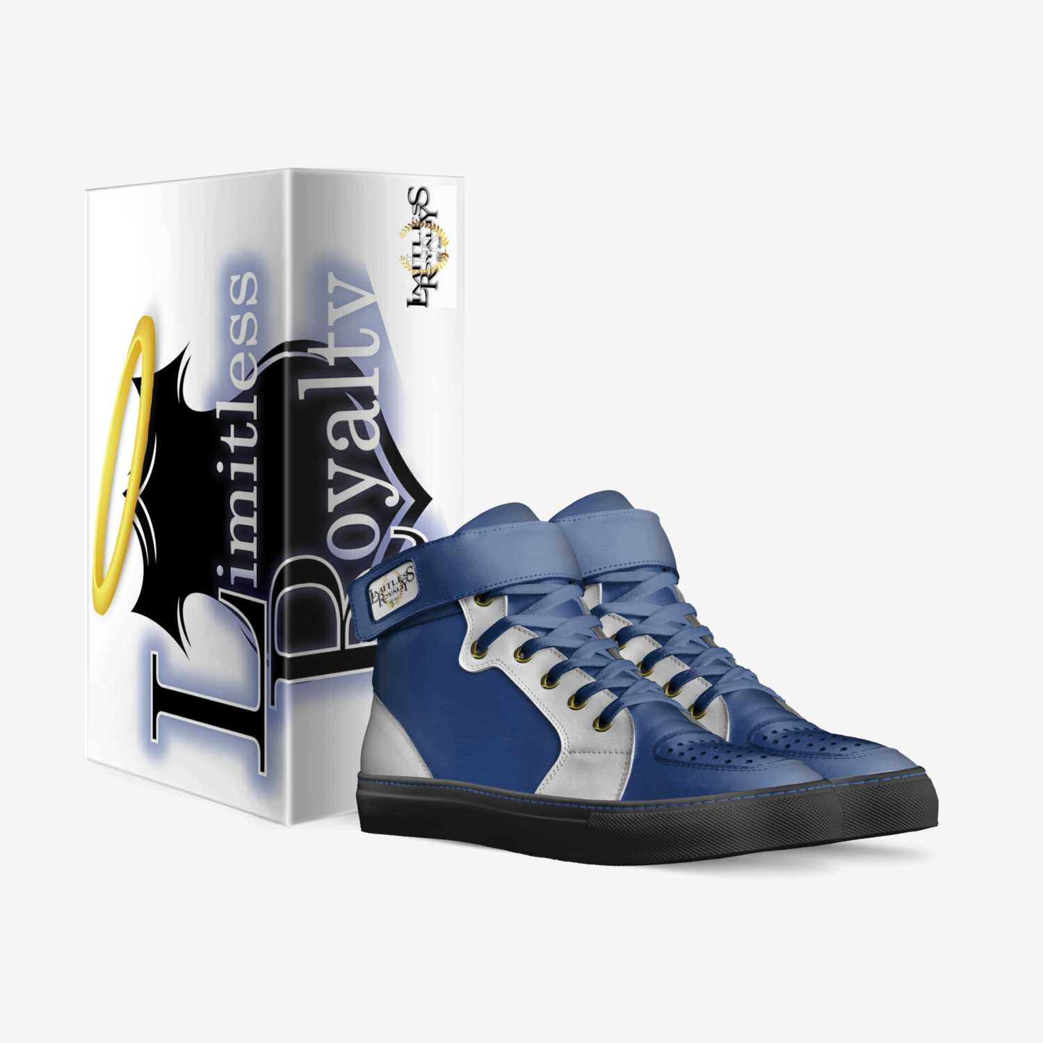 TrueBlu custom made in Italy shoes by Limitlessroyalty Brand | Box view