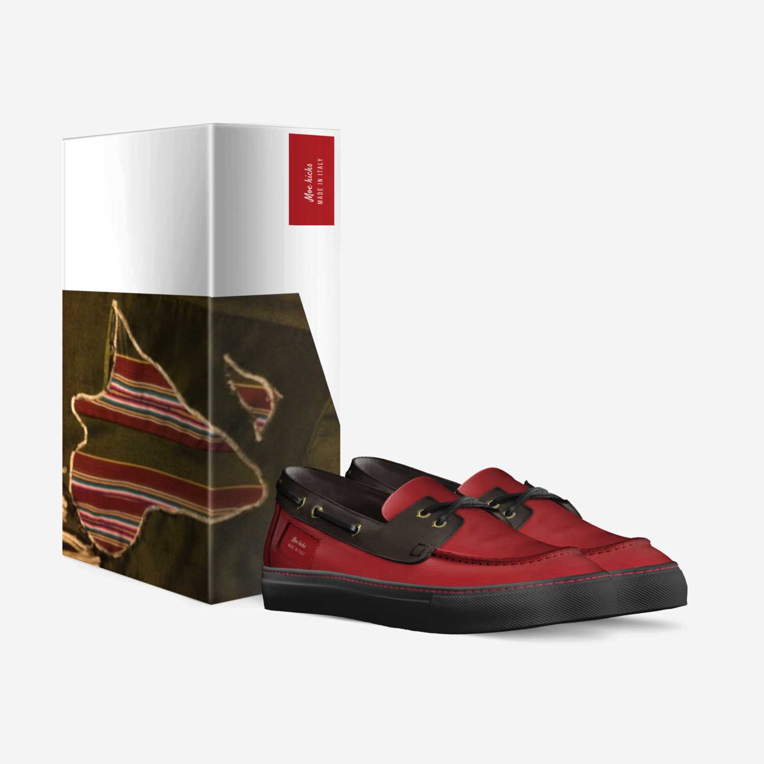 Moe kicks  custom made in Italy shoes by Moe | Box view
