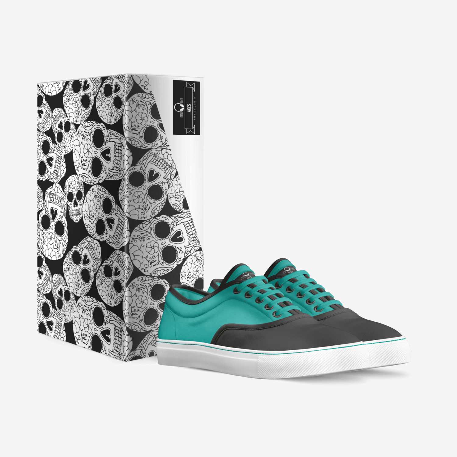 aces custom made in Italy shoes by Adin Gibson | Box view