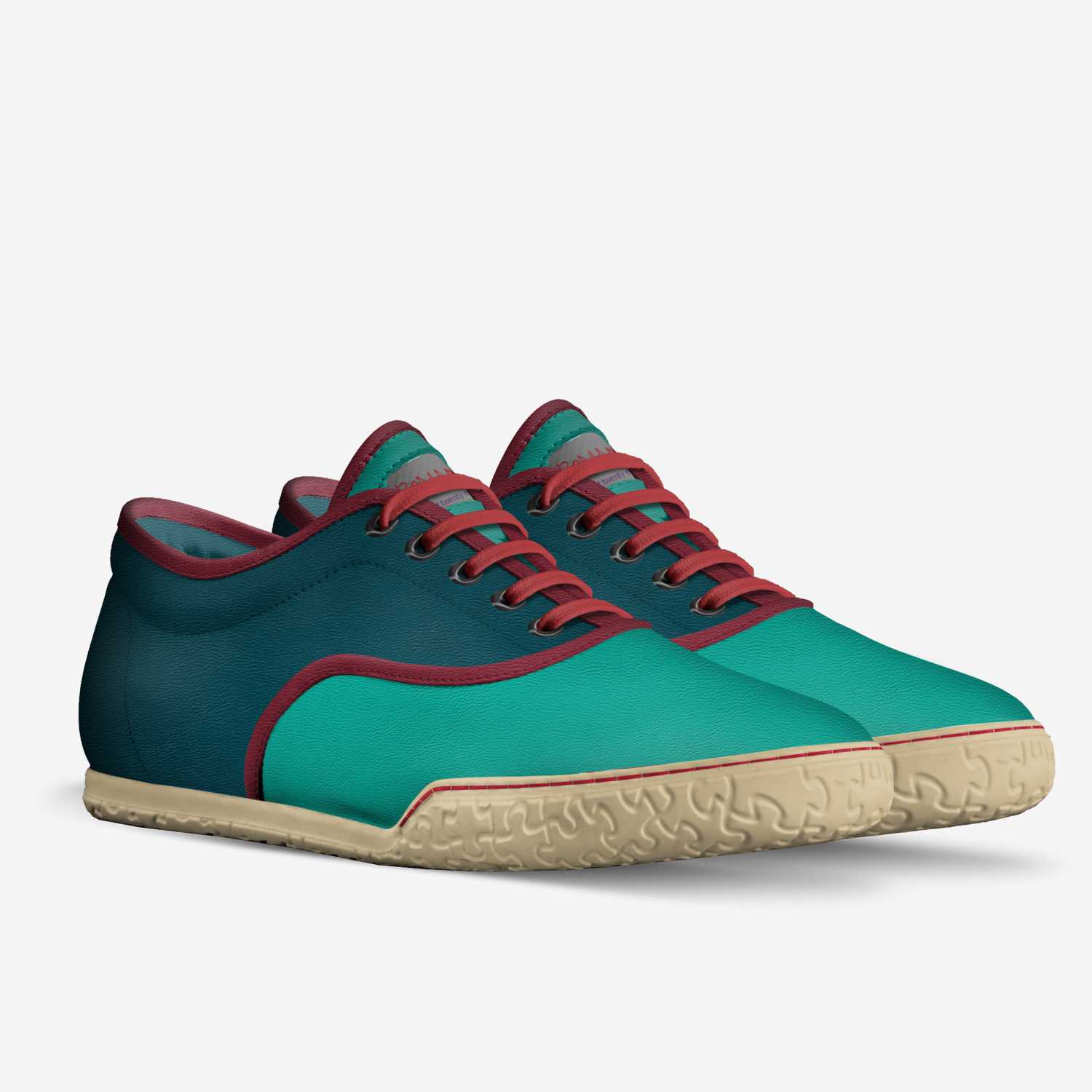 Romans custom made in Italy shoes by Chantel Head | Double view