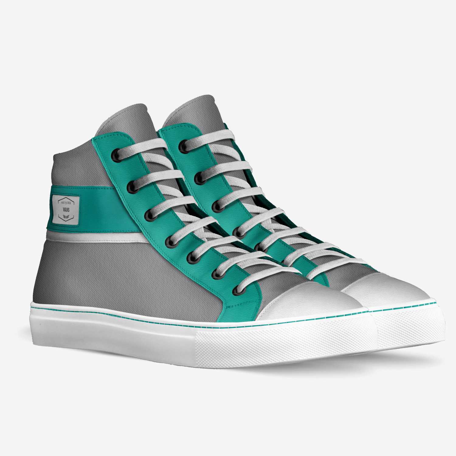 wans custom made in Italy shoes by Caroline Mcdevitt | Double view