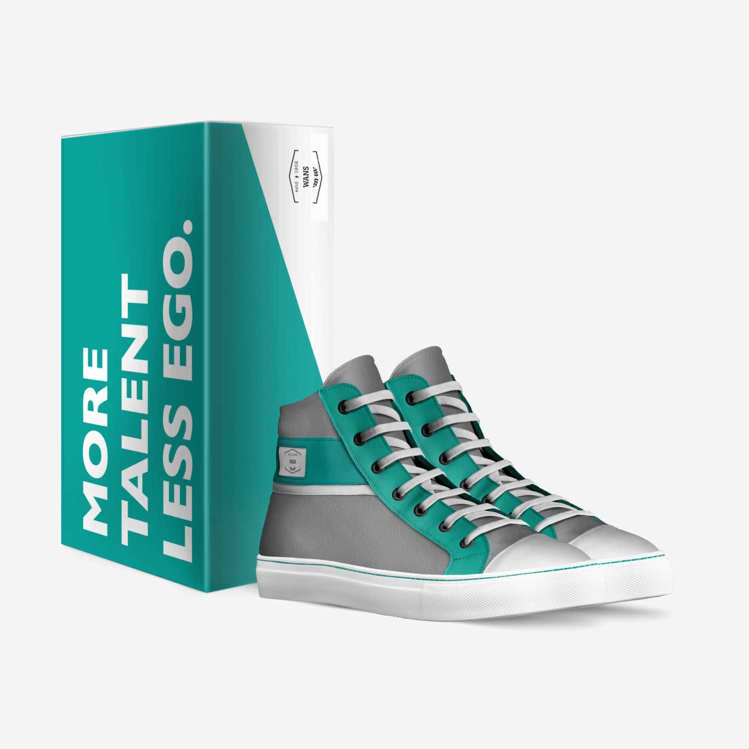 wans custom made in Italy shoes by Caroline Mcdevitt | Box view