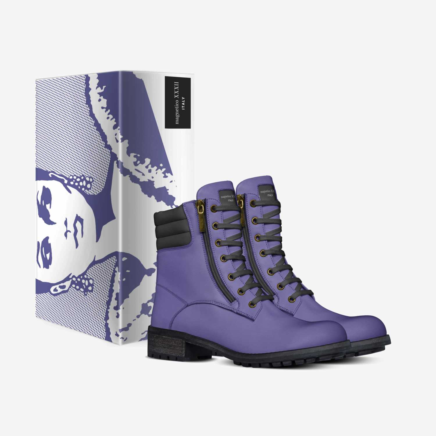 magnetico XXXII custom made in Italy shoes by Jesús Sandoval | Box view