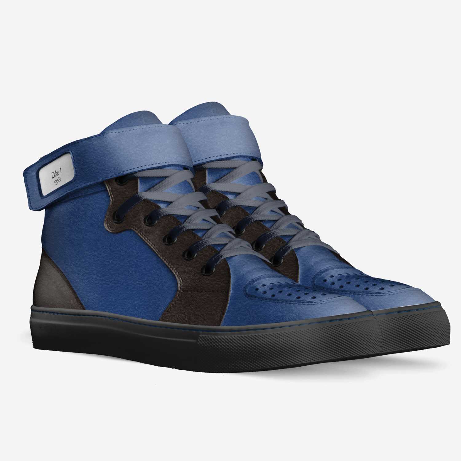 Zeke 1 custom made in Italy shoes by Zyaaron Malik Shepherd | Double view