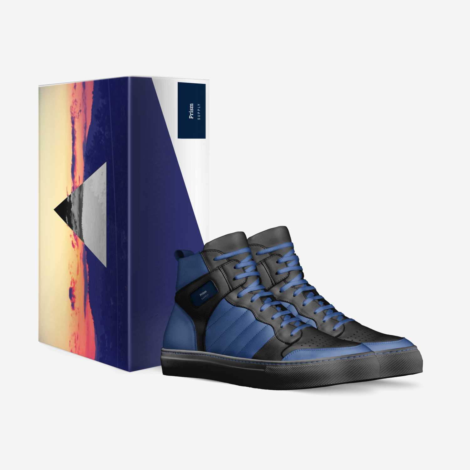 Prism custom made in Italy shoes by Georgios James And Yianni | Box view