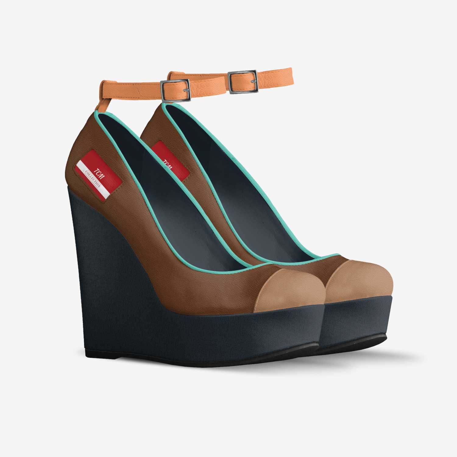 TCM custom made in Italy shoes by Tatanisha Mcgadney | Double view