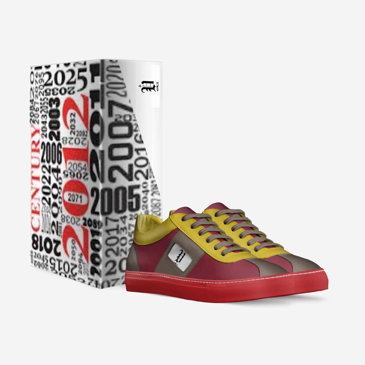 Vics 00s custom made in Italy shoes by Brayden Murphy | Box view