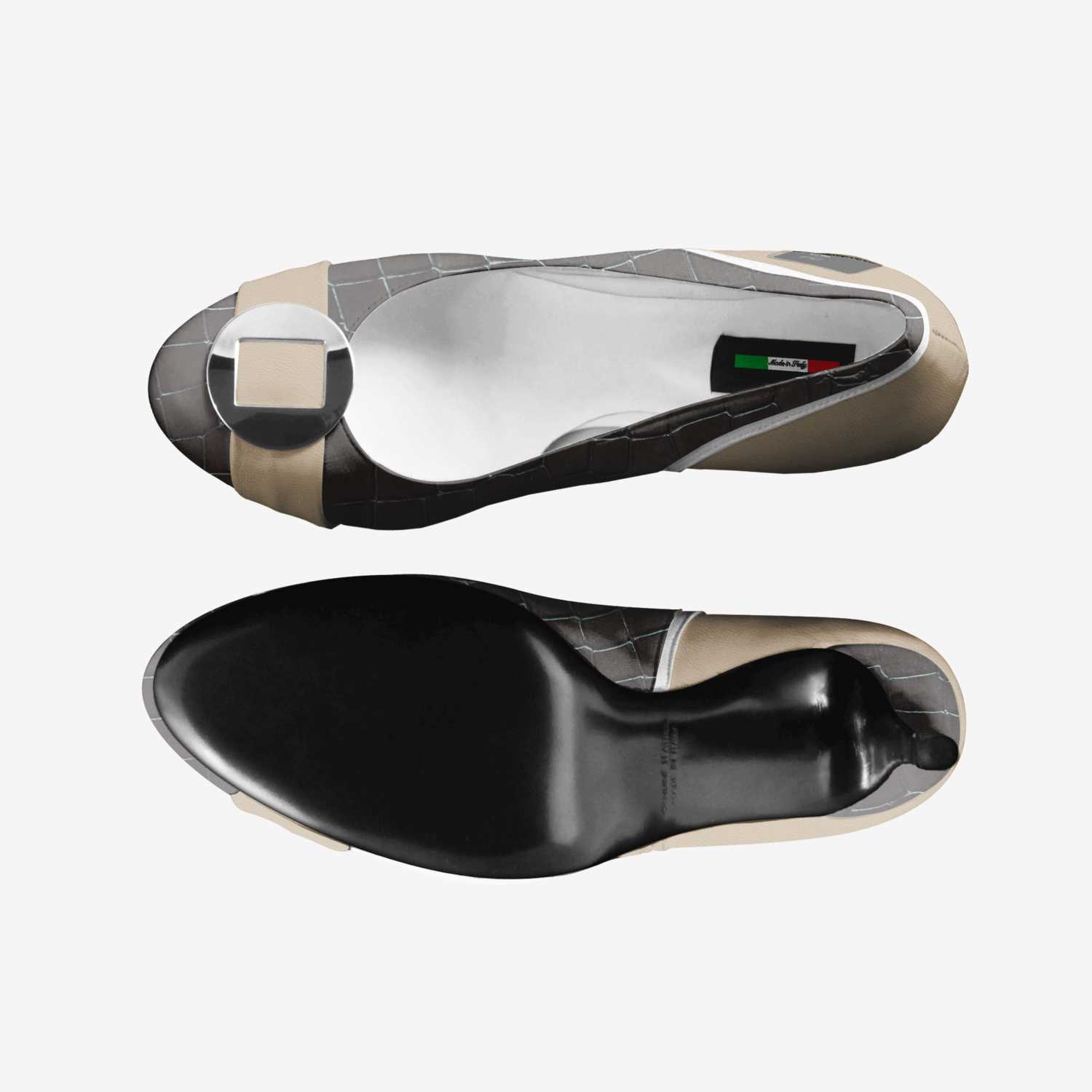 Paula custom made in Italy shoes by Sarastine Richey | Top view