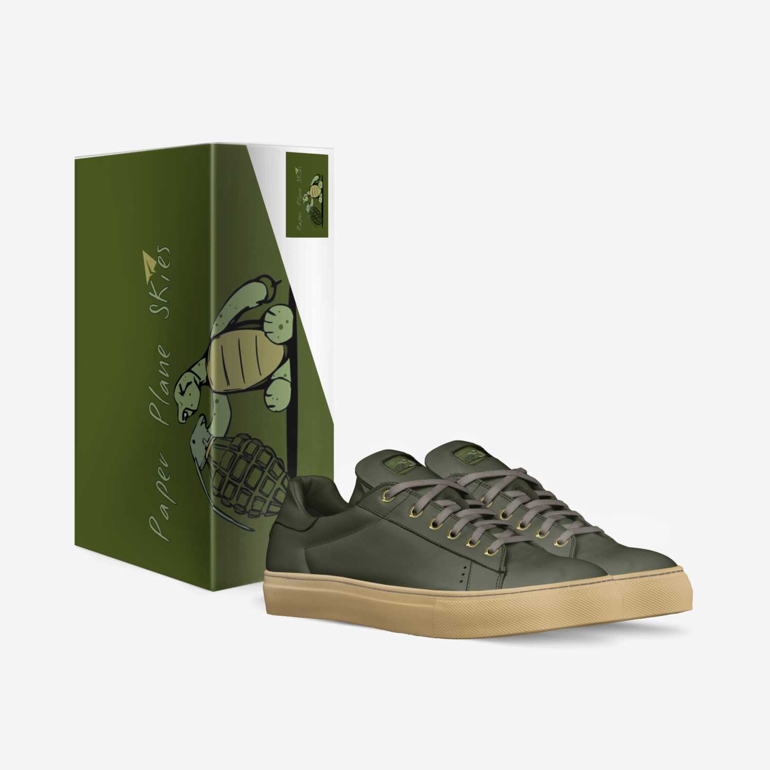 Paper Greenade custom made in Italy shoes by Roger Burley | Box view