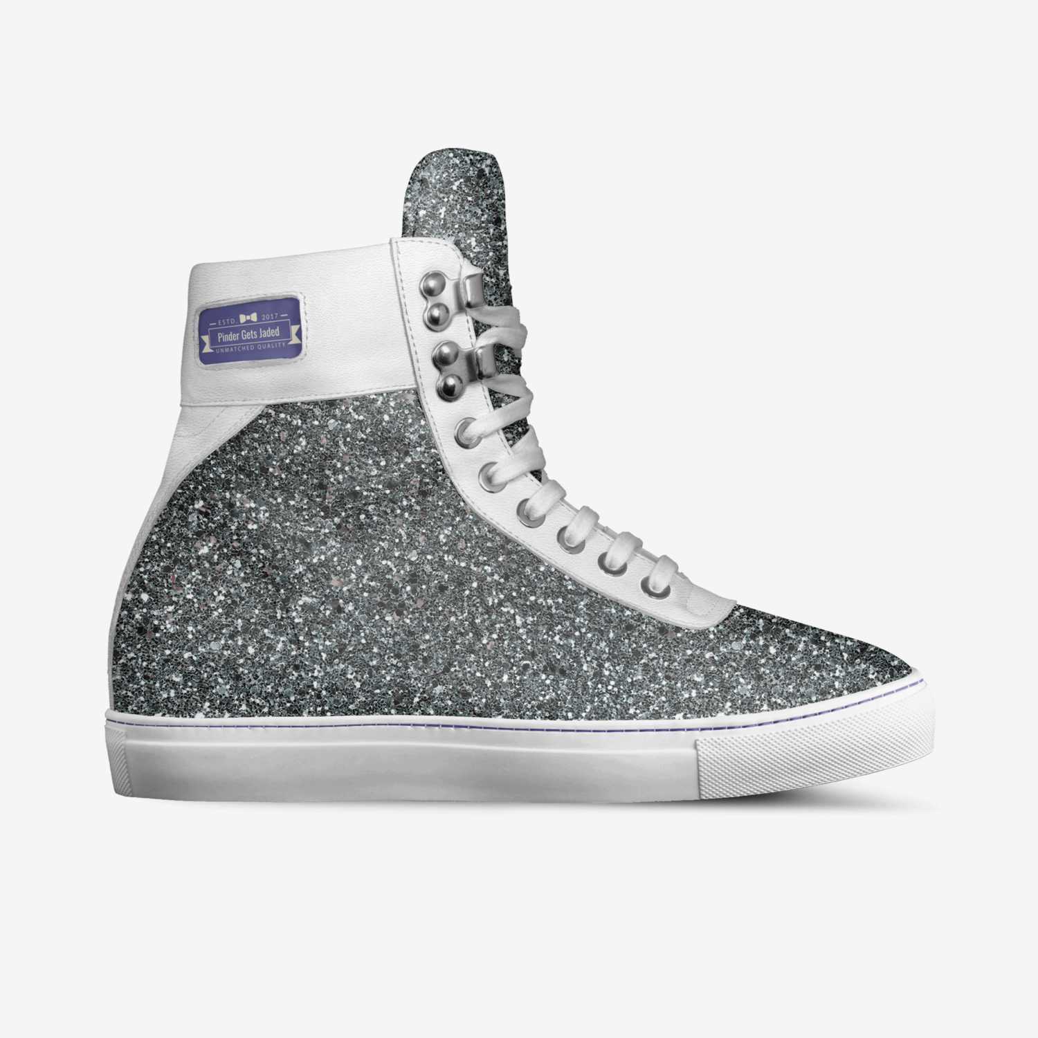 Pinder Gets Jaded custom made in Italy shoes by Jade Mandel | Side view