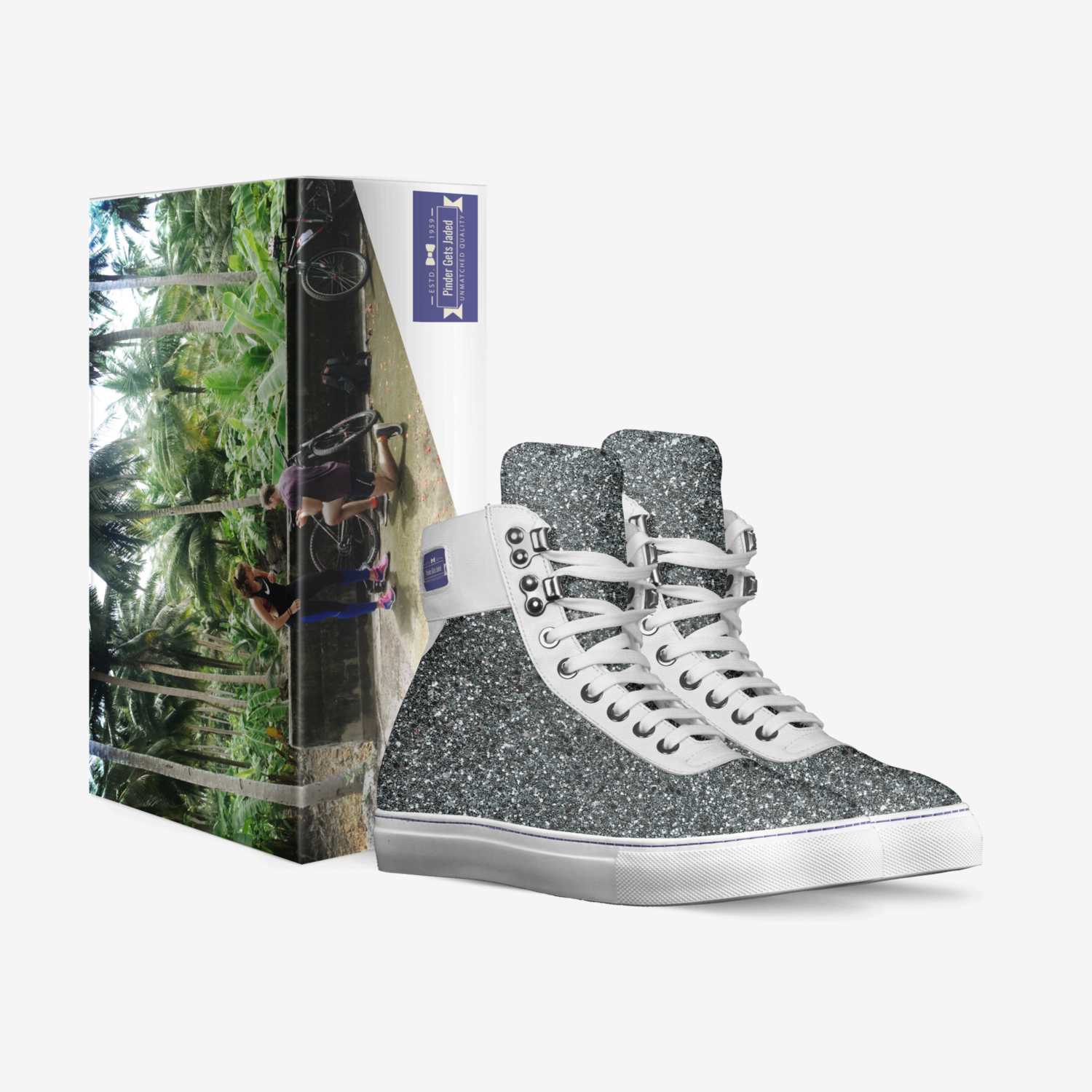 Pinder Gets Jaded custom made in Italy shoes by Jade Mandel | Box view