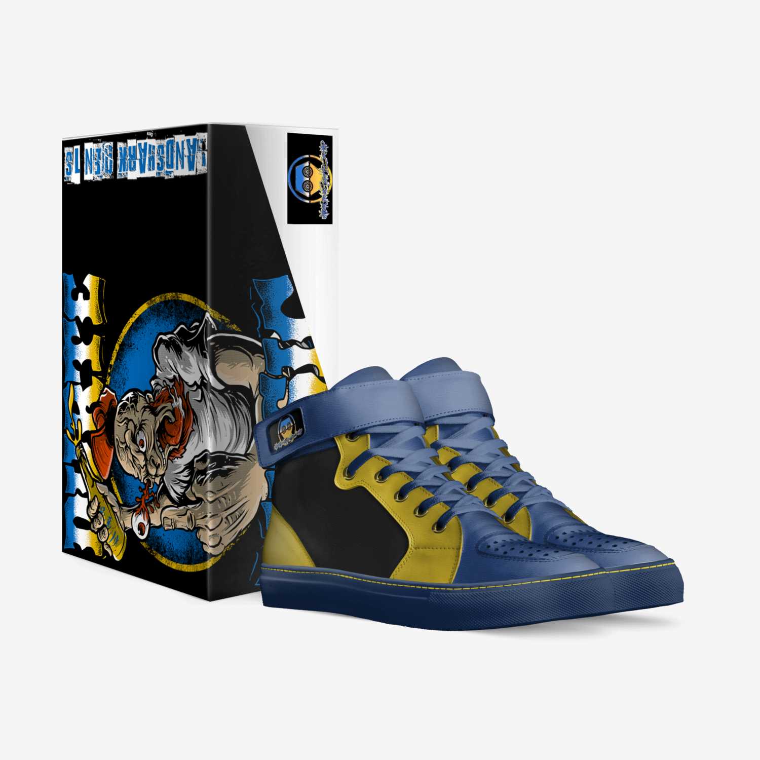 Landshark Gen 2 custom made in Italy shoes by Dante Elliot | Box view