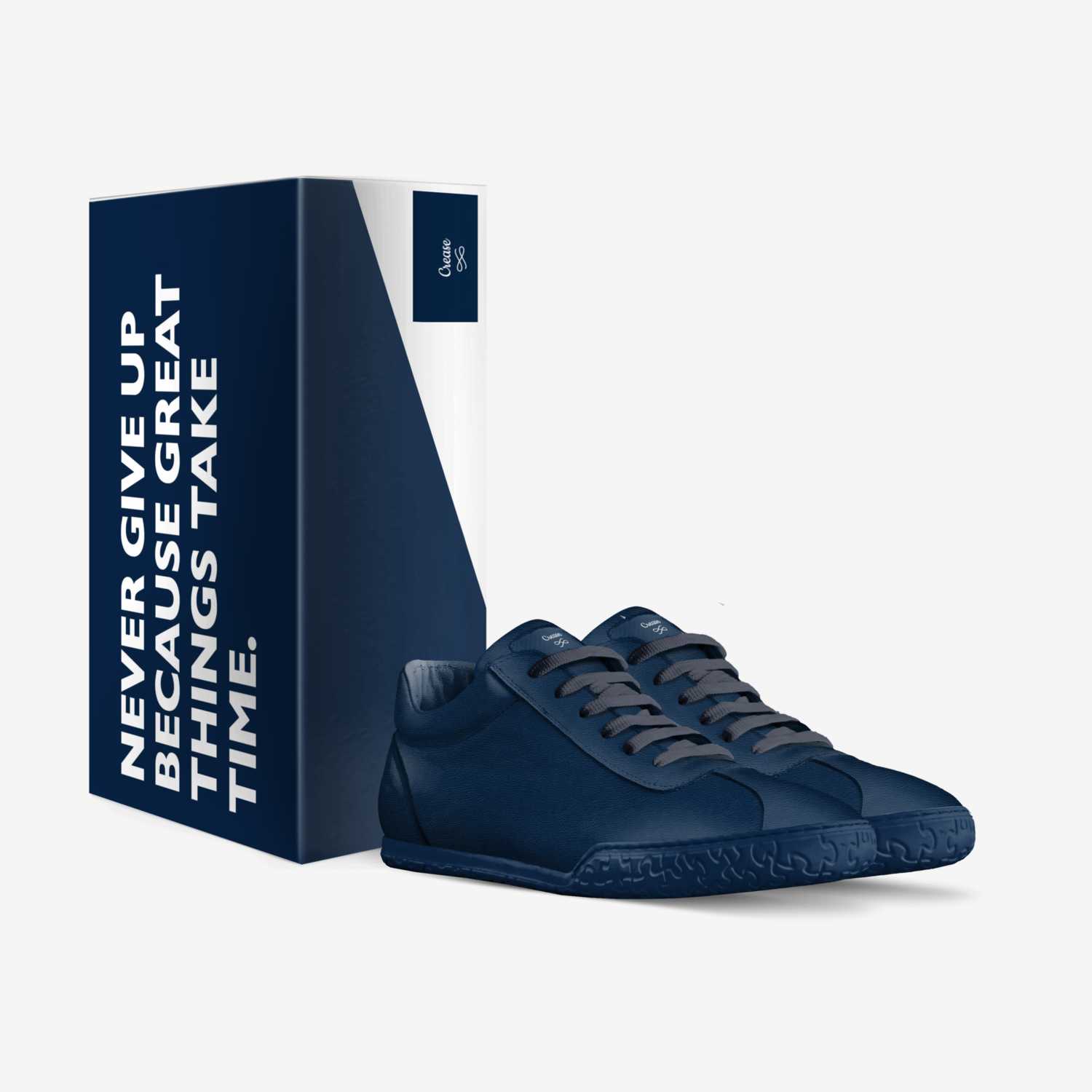 Crease custom made in Italy shoes by Quentin Adams | Box view