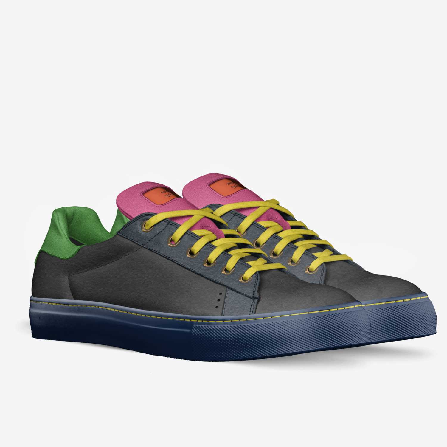 vert custom made in Italy shoes by Mega Vharm | Double view