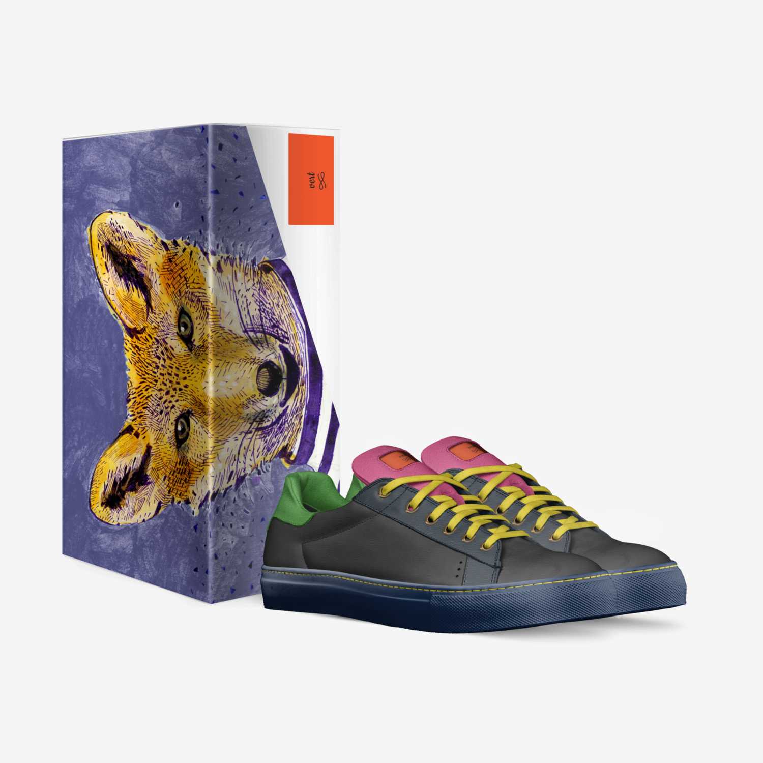 vert custom made in Italy shoes by Mega Vharm | Box view