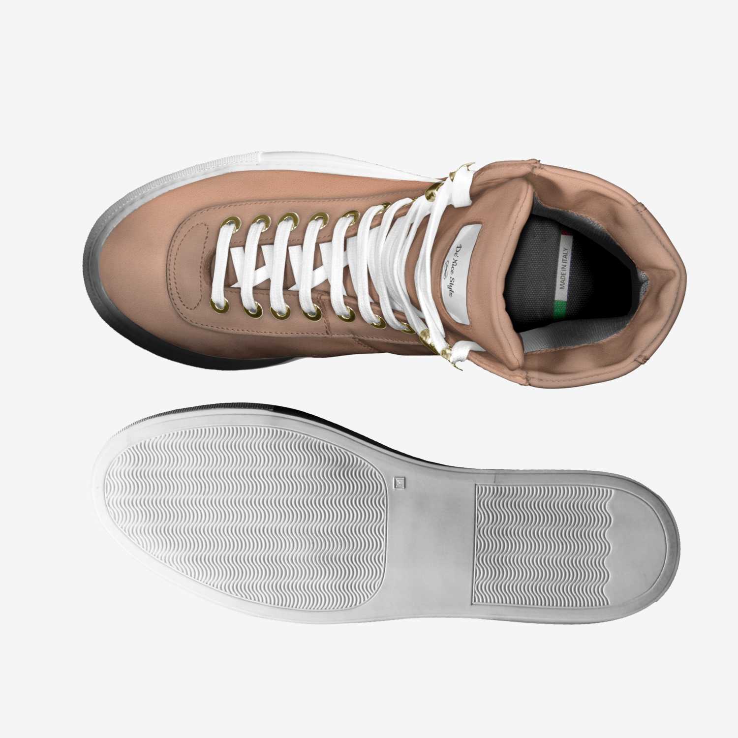 De'Nice Stylz custom made in Italy shoes by Natasha Robinson | Top view