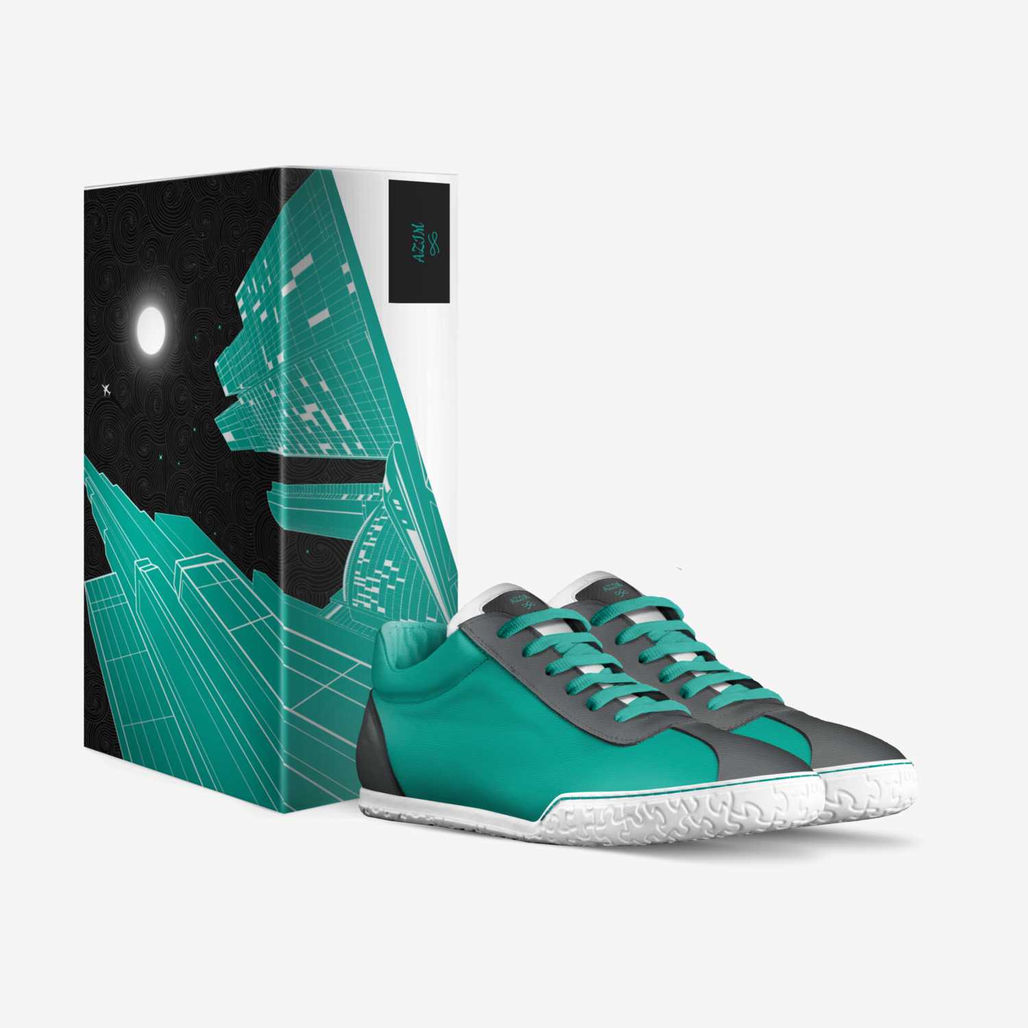 AZIM custom made in Italy shoes by Jamil Muhammad | Box view