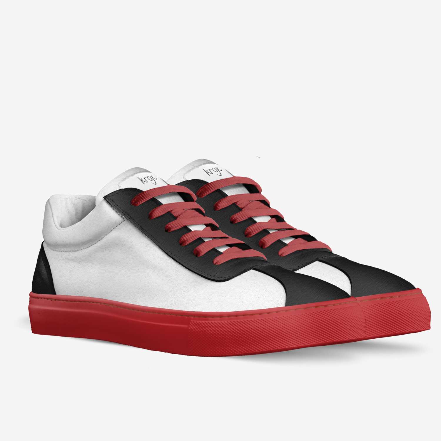 krox custom made in Italy shoes by Brahim Akarroum | Double view