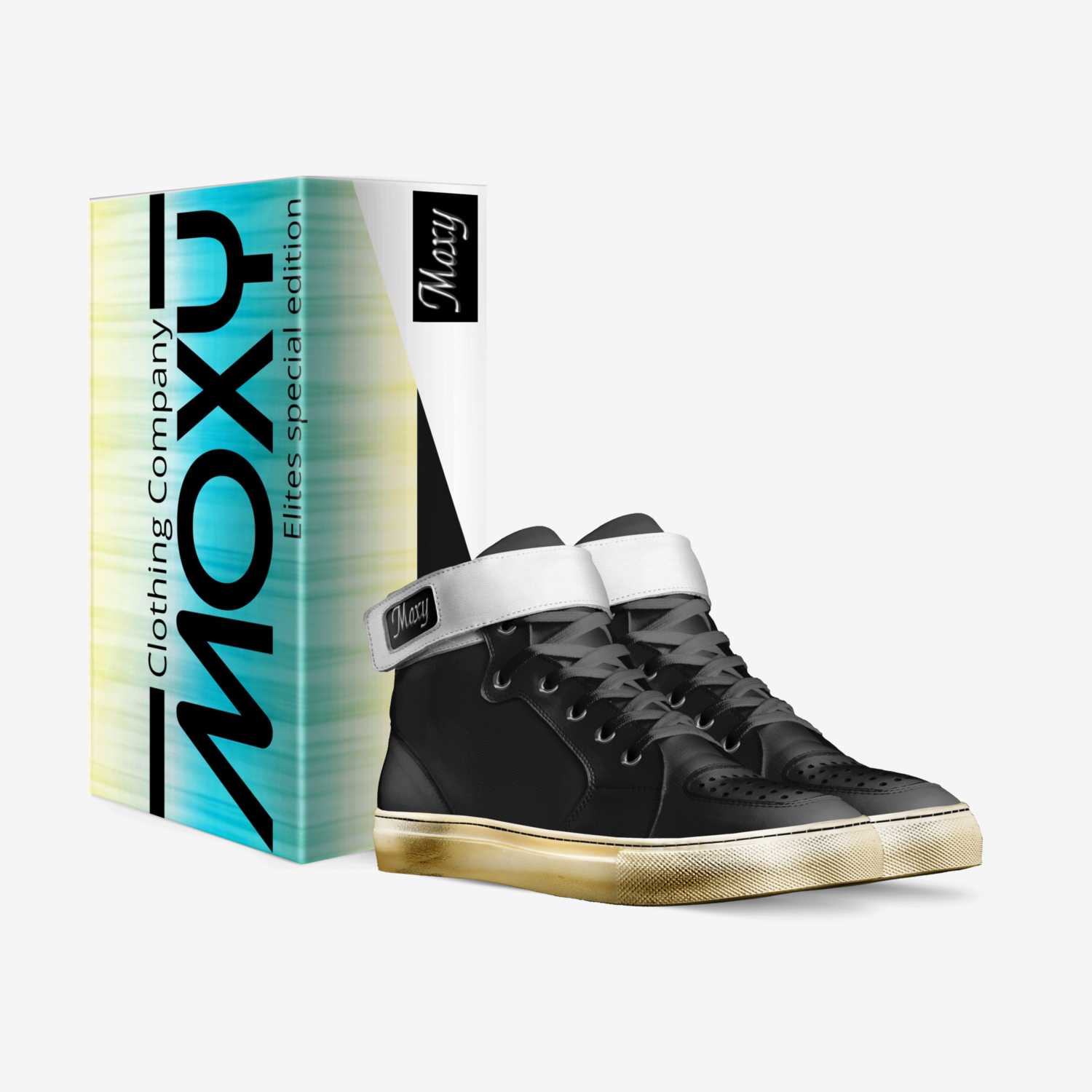 Moxy elites custom made in Italy shoes by Moxy Clothing Co. | Box view